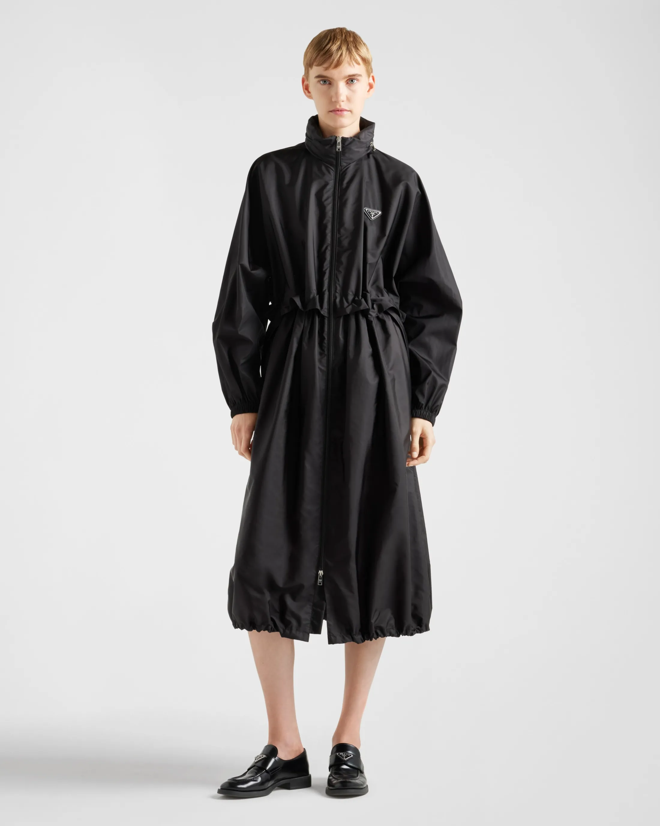 Prada Light Re-Nylon raincoat Black Sale