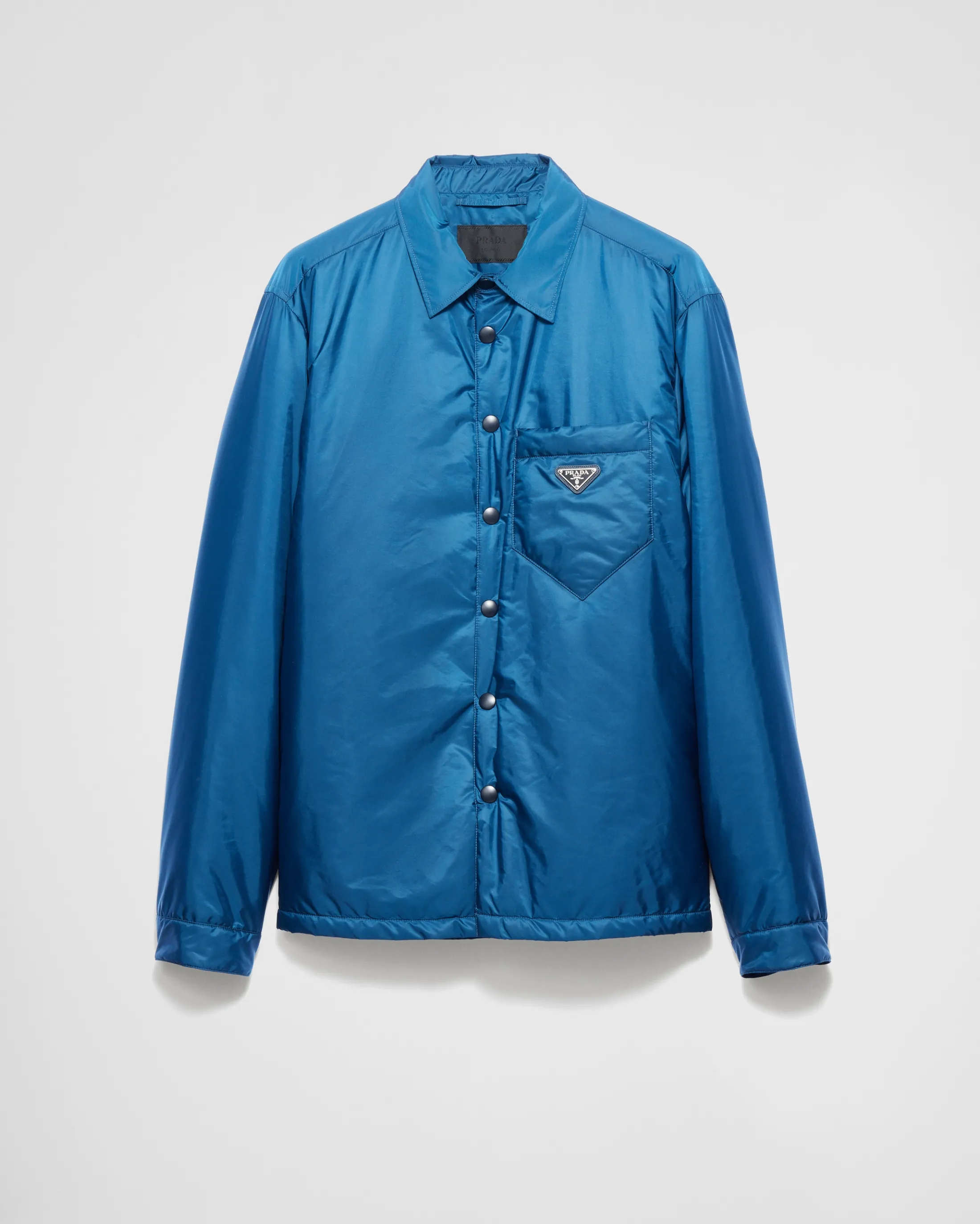 Prada Light Re-Nylon shirt Aviatorblue Hot