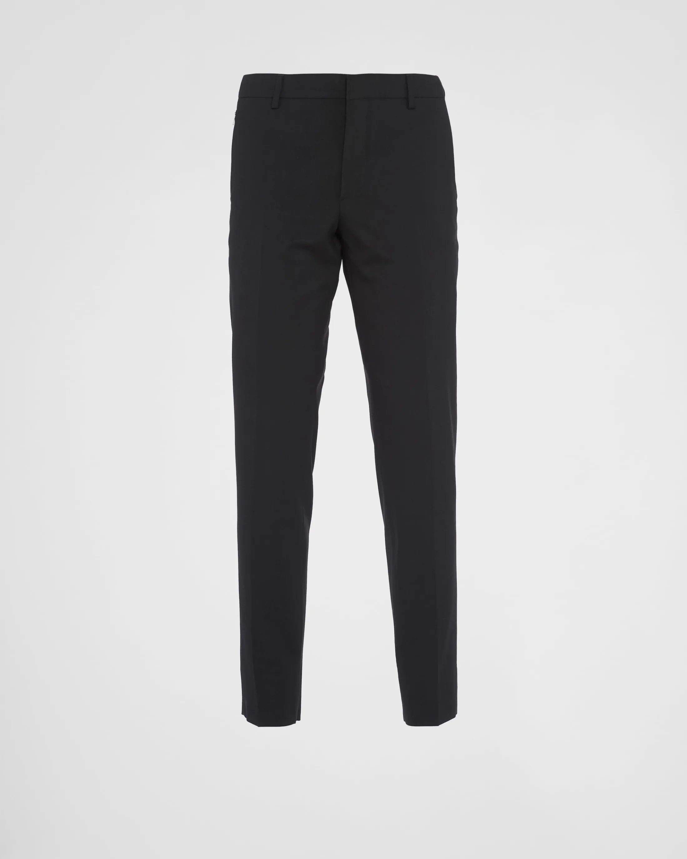 Prada Light stretch wool pants Black New