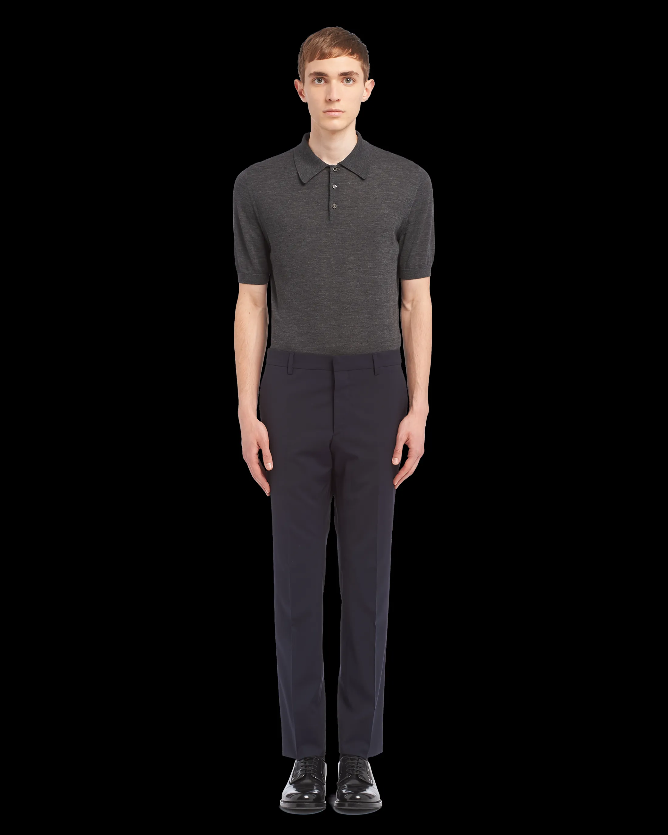 Prada Light stretch wool pants Navy Best