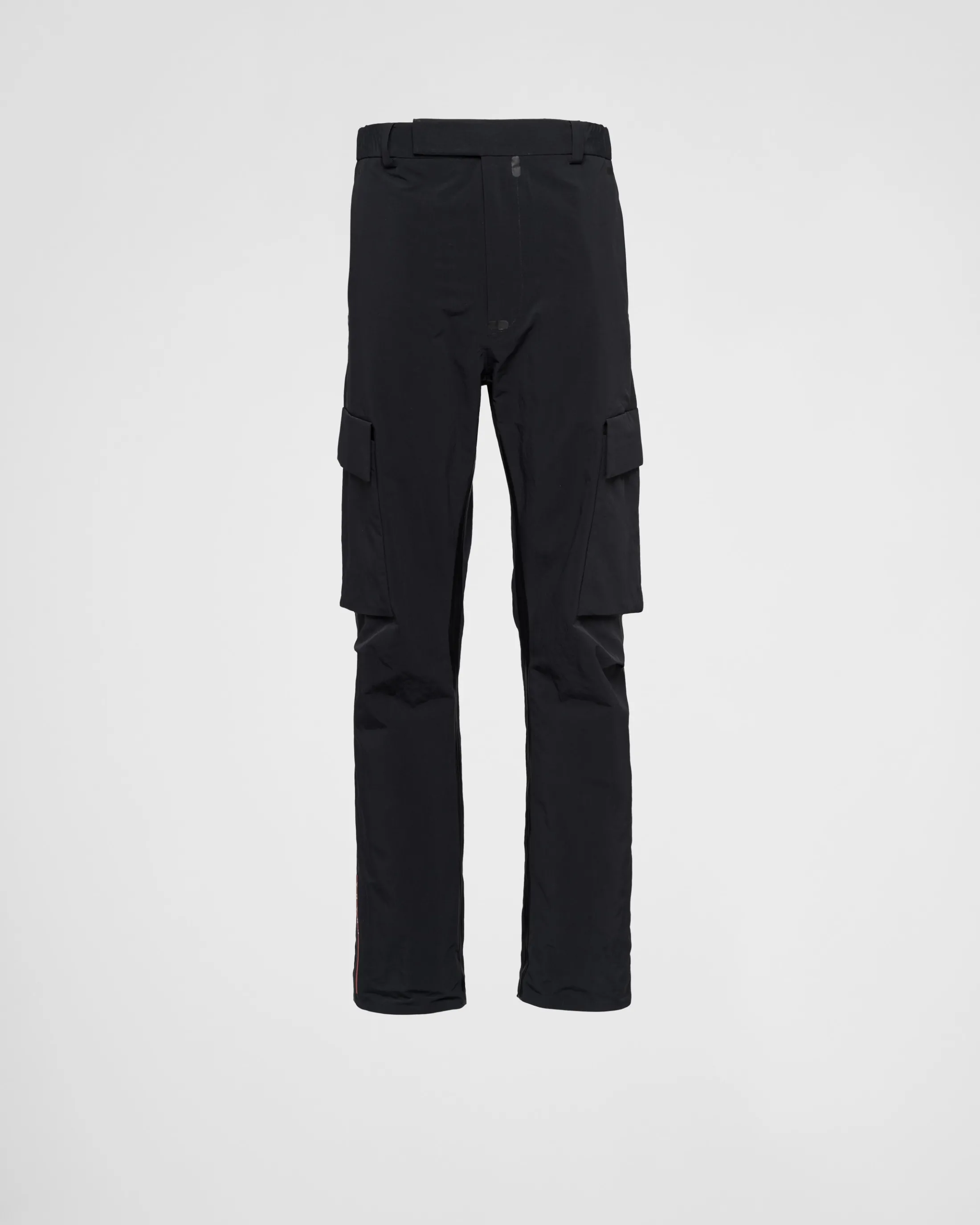 Prada Light technical fabric pants Black New