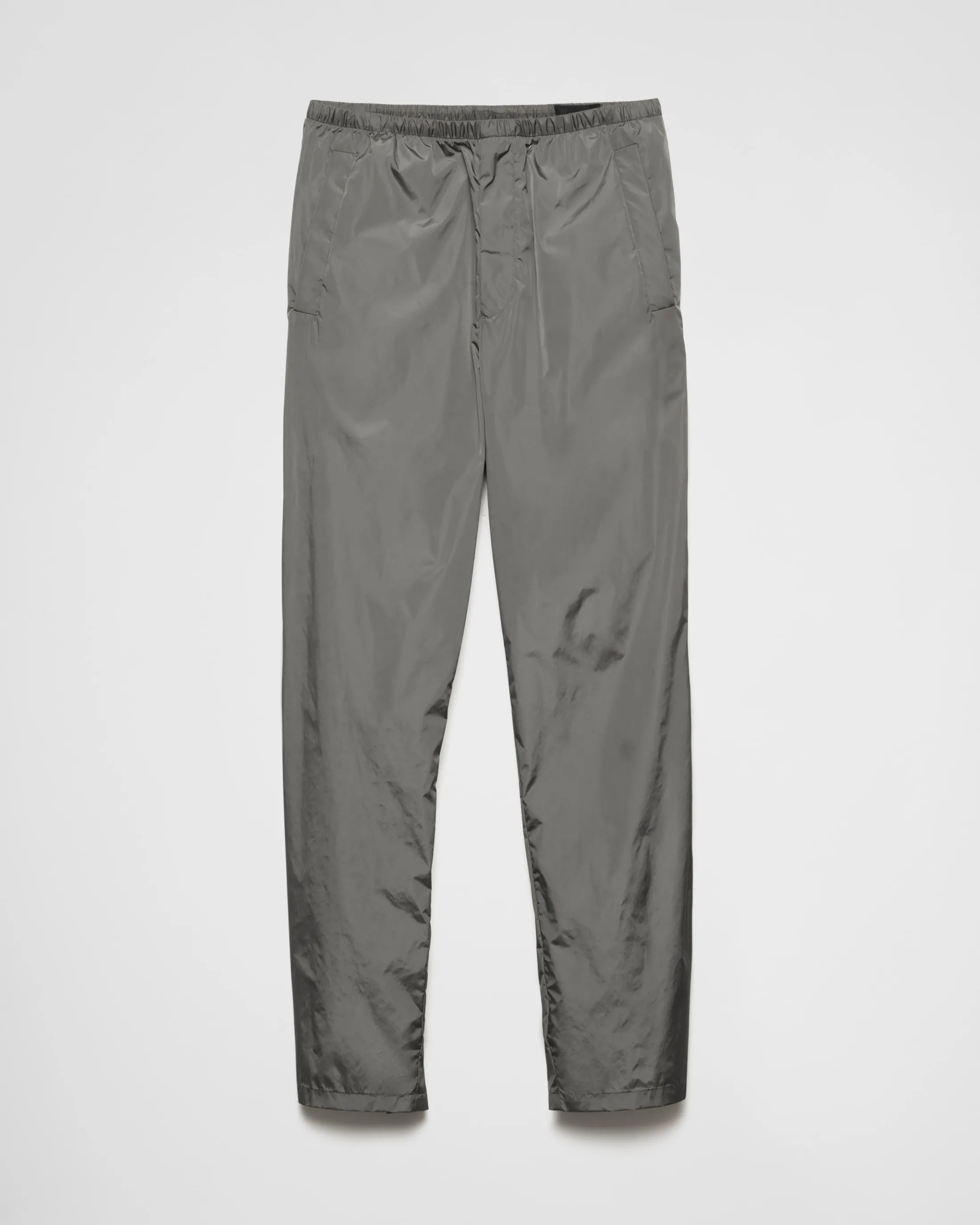 Prada Light technical fabric pants Irongray Best Sale