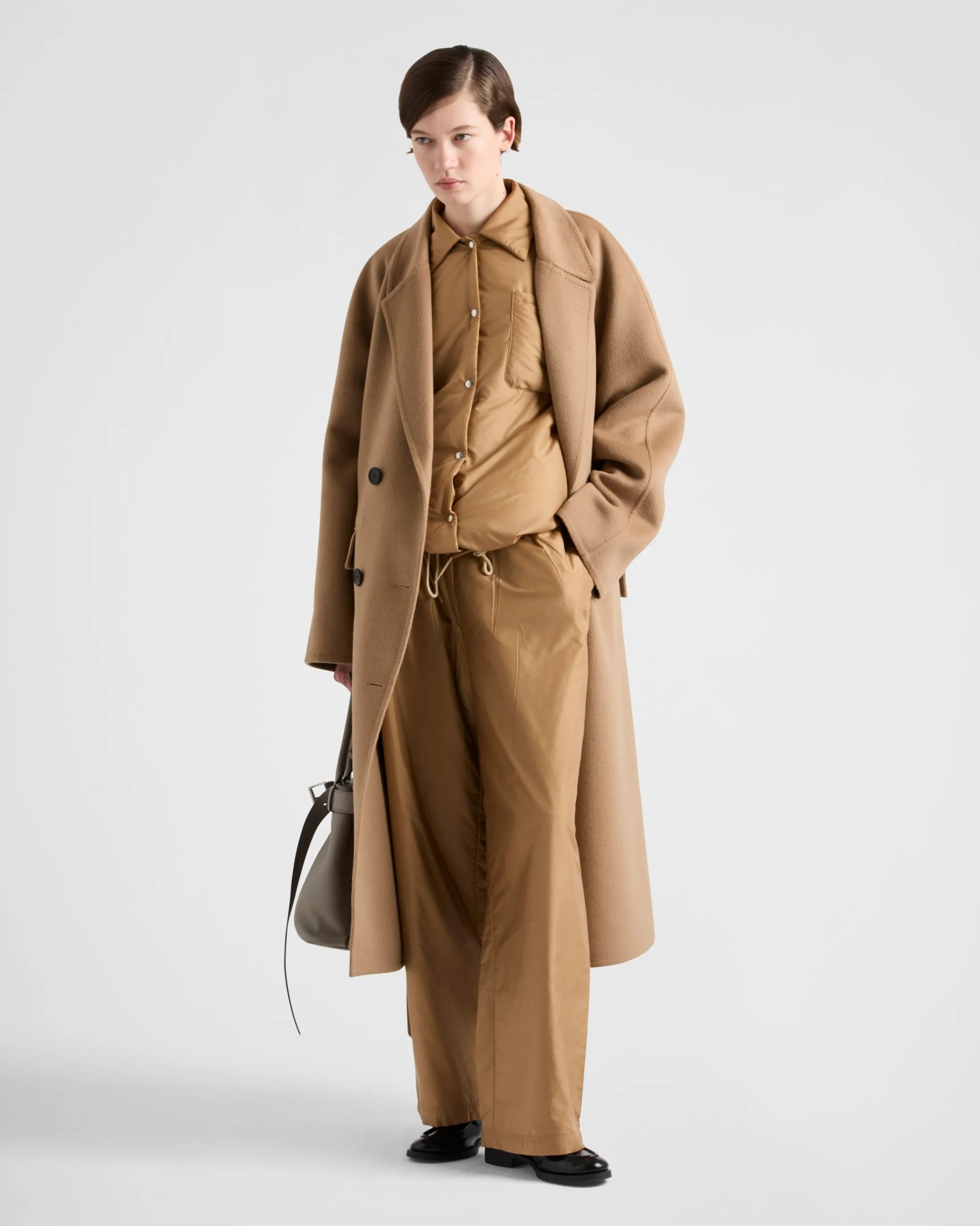 Prada Lightweight Re-Nylon pants Camelbrown Best