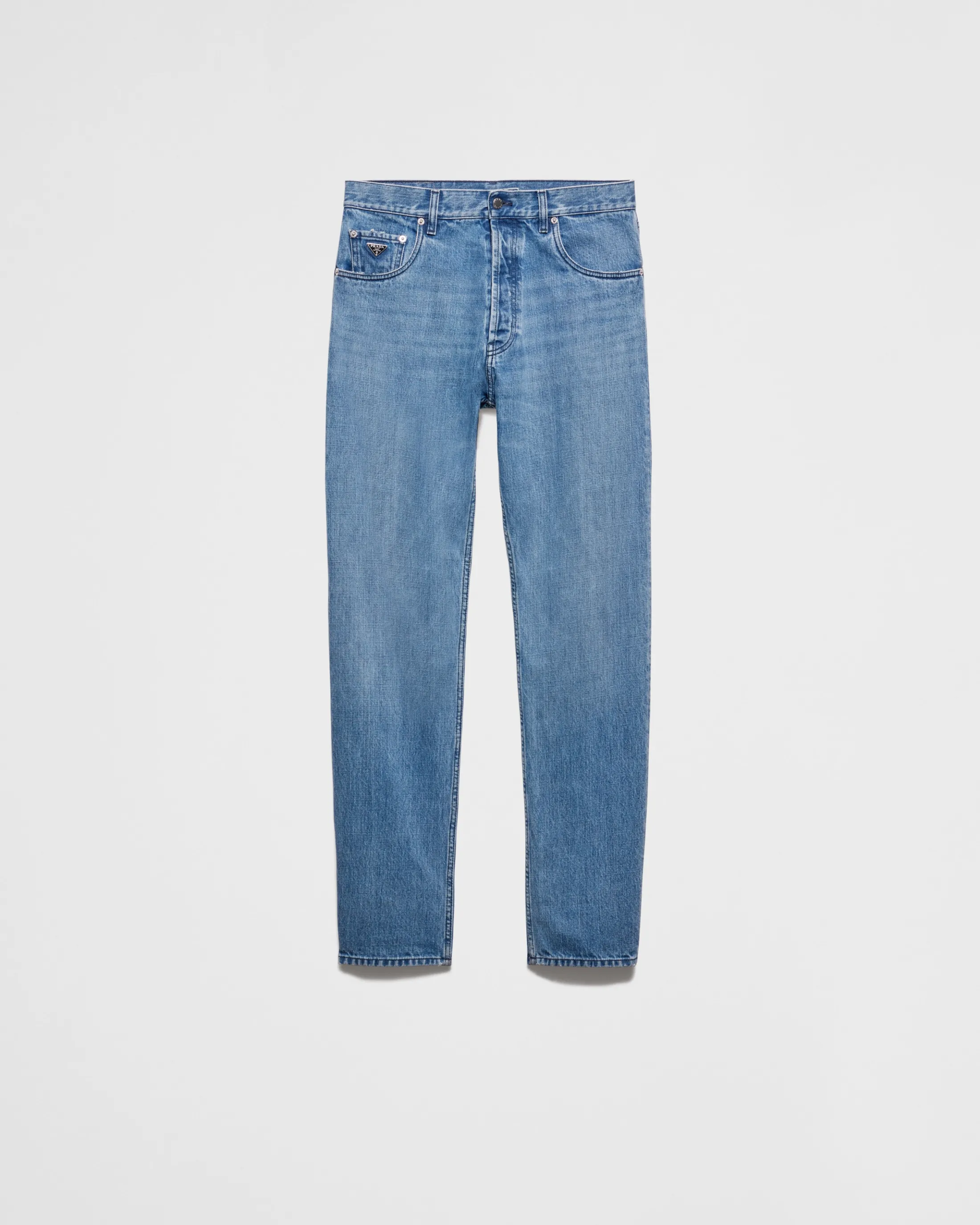 Prada Low-rise denim jeans Lightblue Outlet