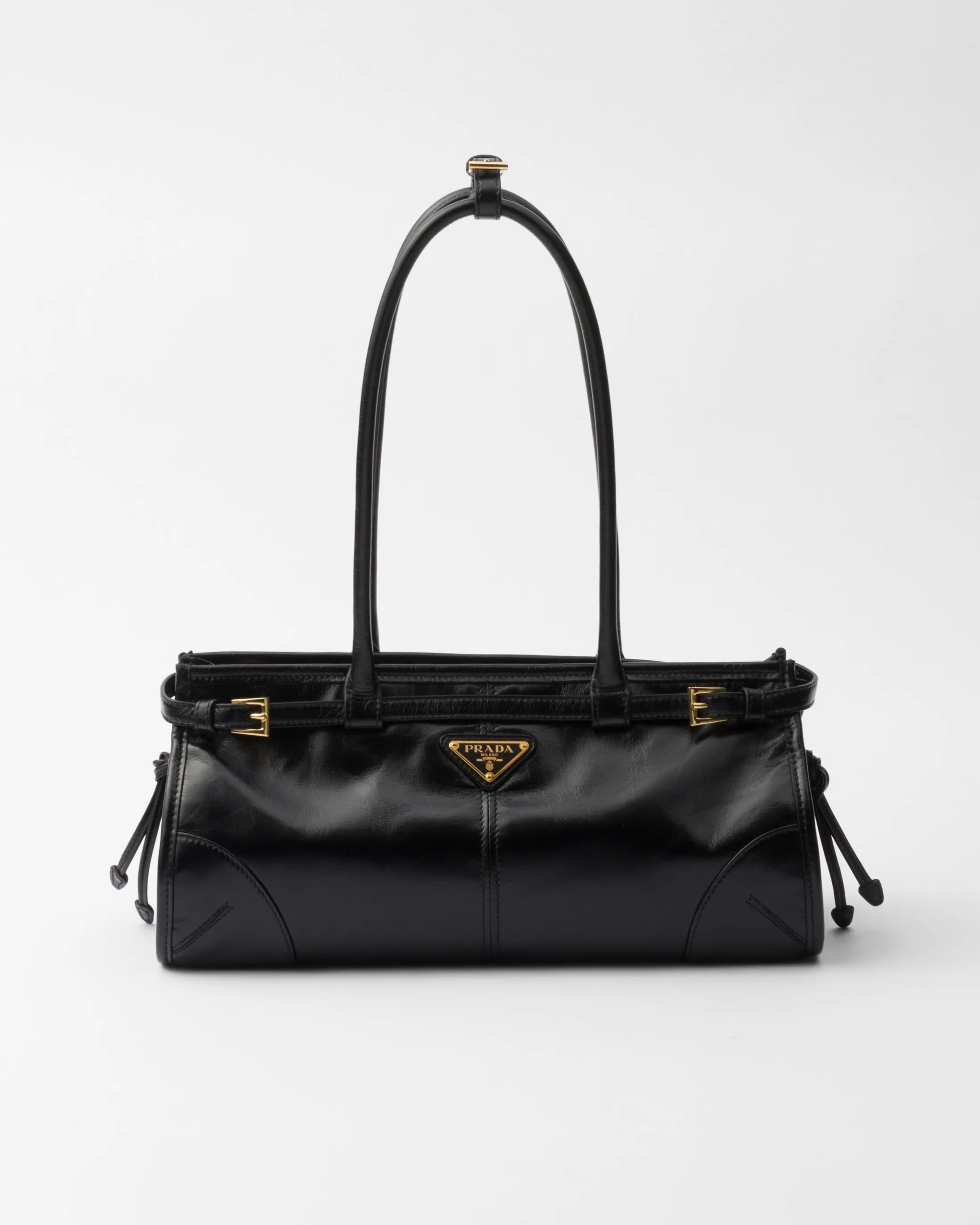 Prada Medium leather handbag Black Cheap