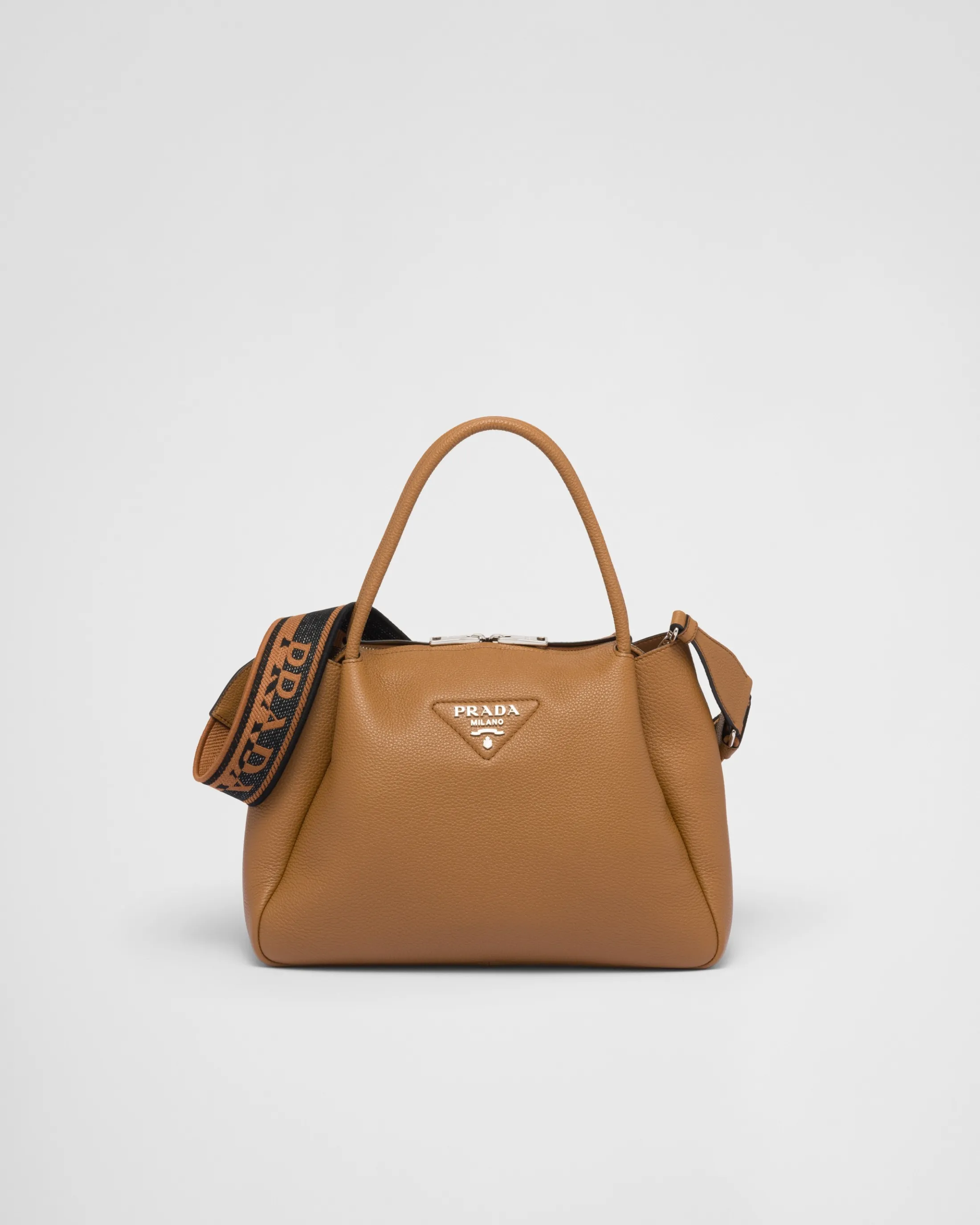 Prada Medium leather handbag Caramel Sale