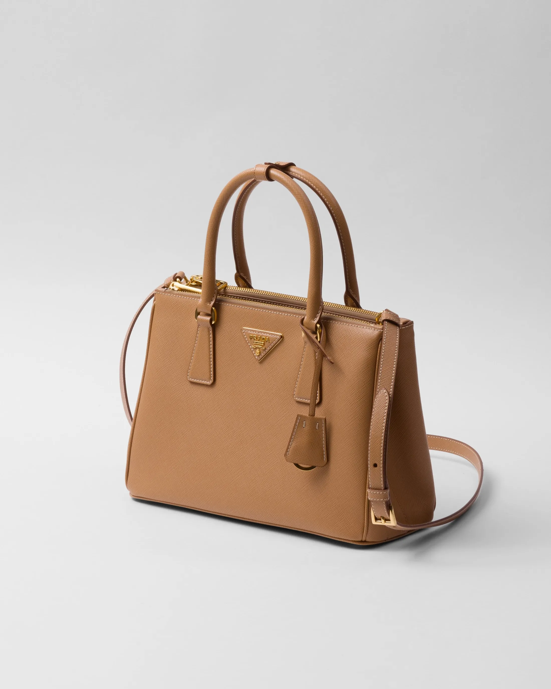 Prada Medium Galleria Saffiano leather bag Natural Clearance