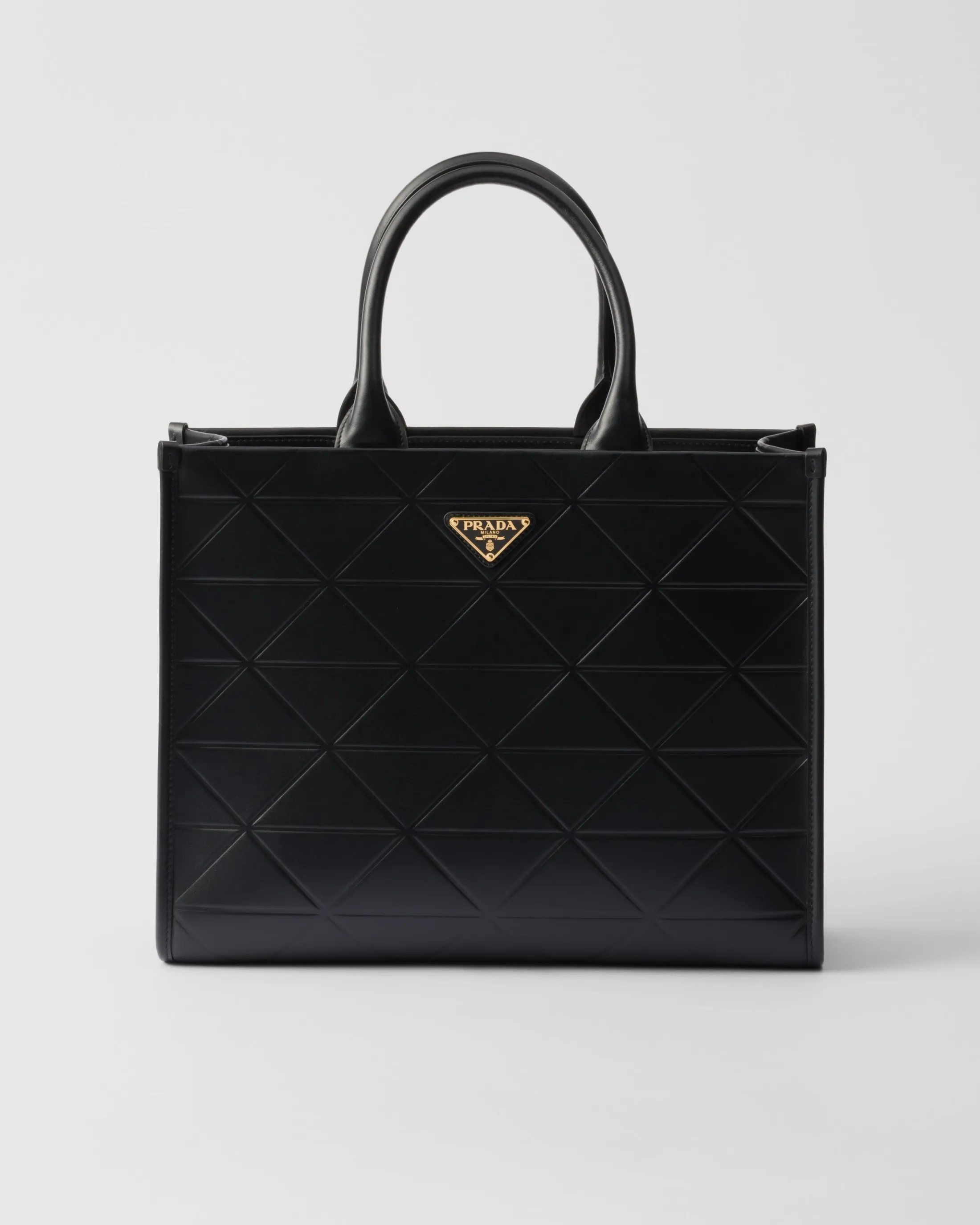 Prada Medium Symbole leather bag Black Clearance