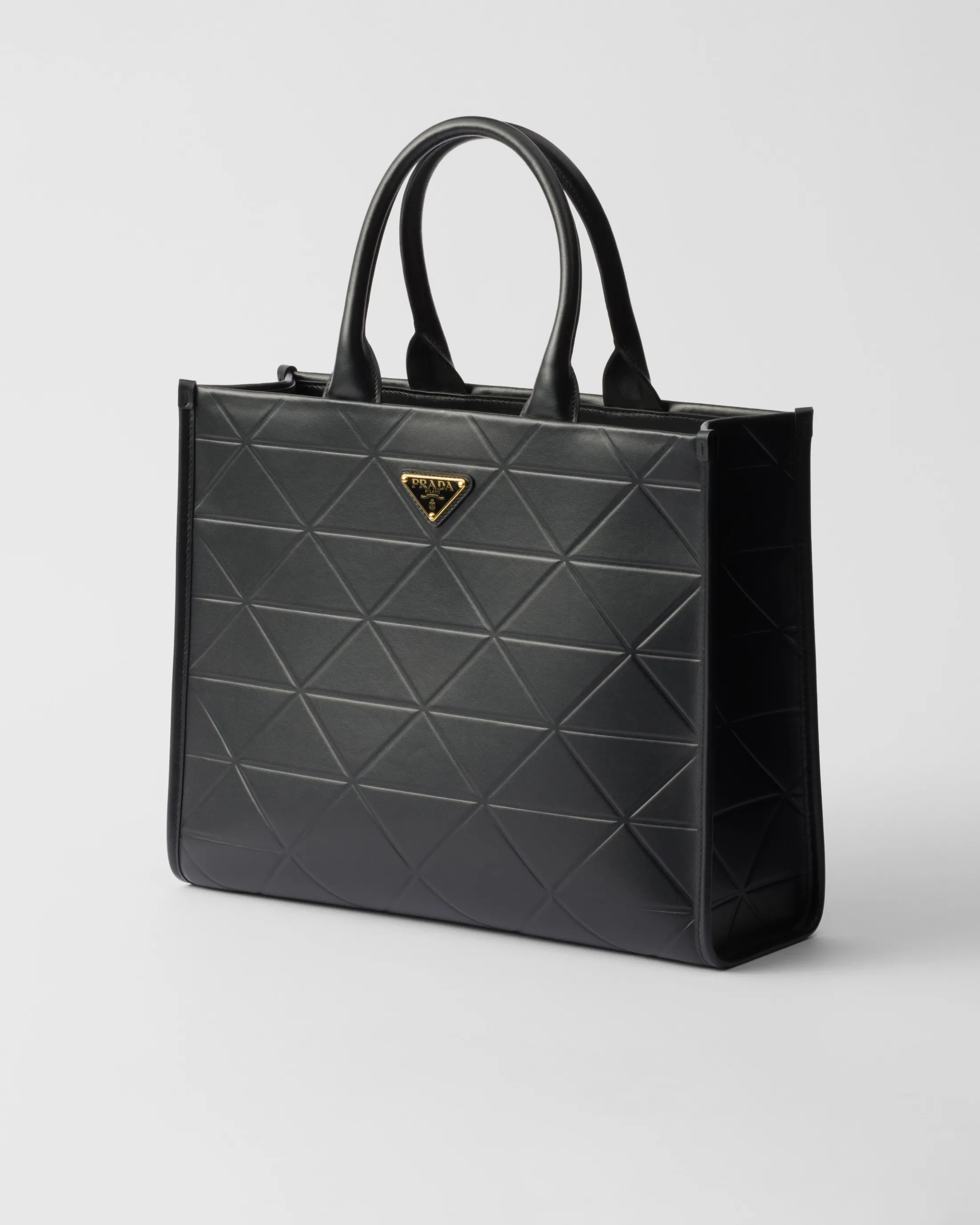 Prada Medium Symbole leather bag Black Clearance