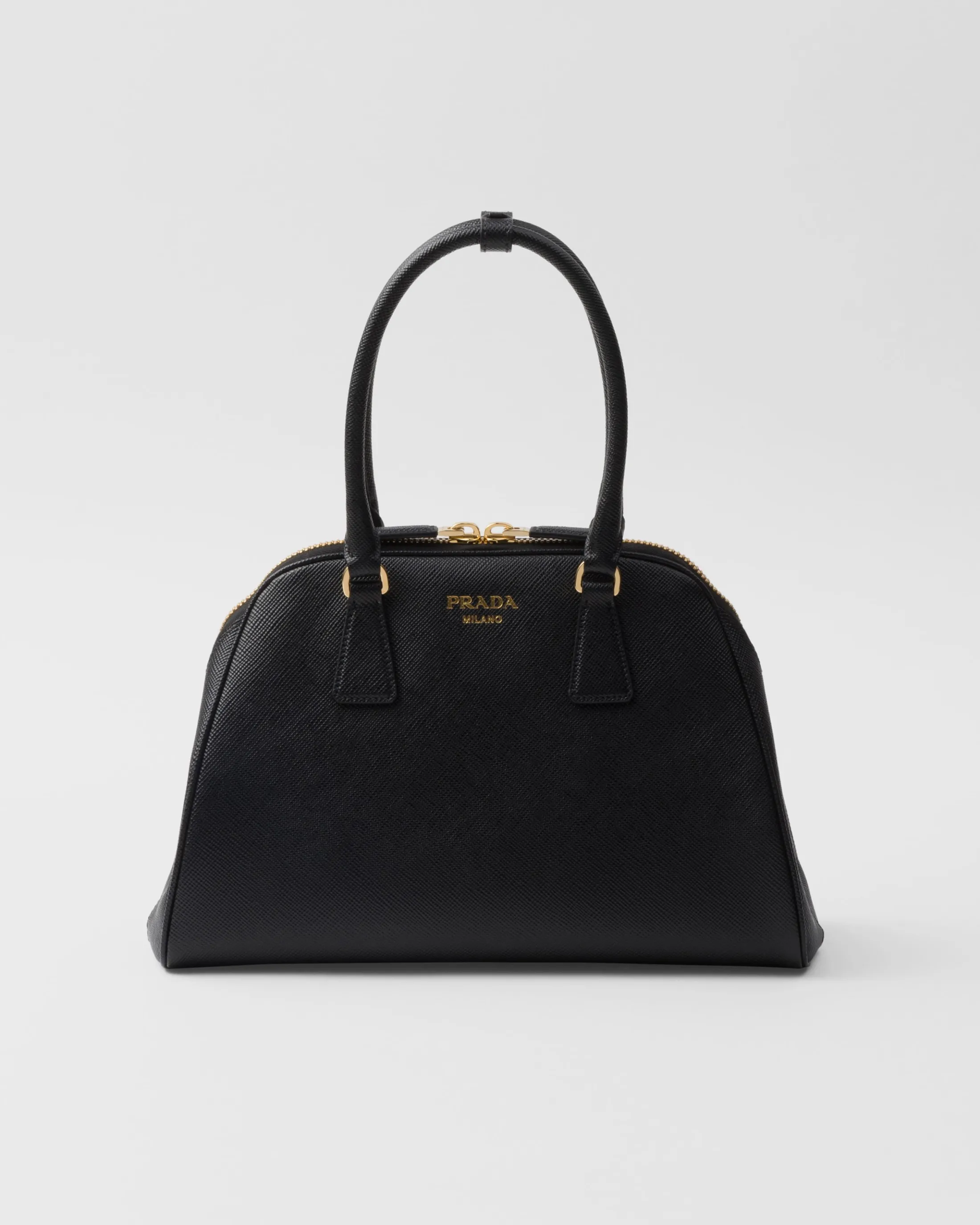 Prada Medium Saffiano leather bag Black Cheap