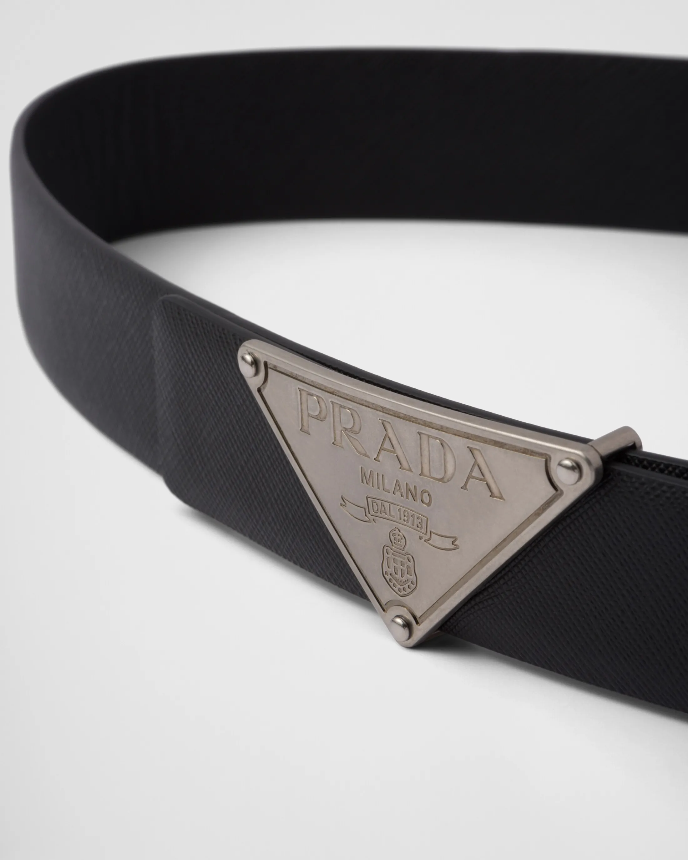 Prada Metal belt buckle Darkgrey Online