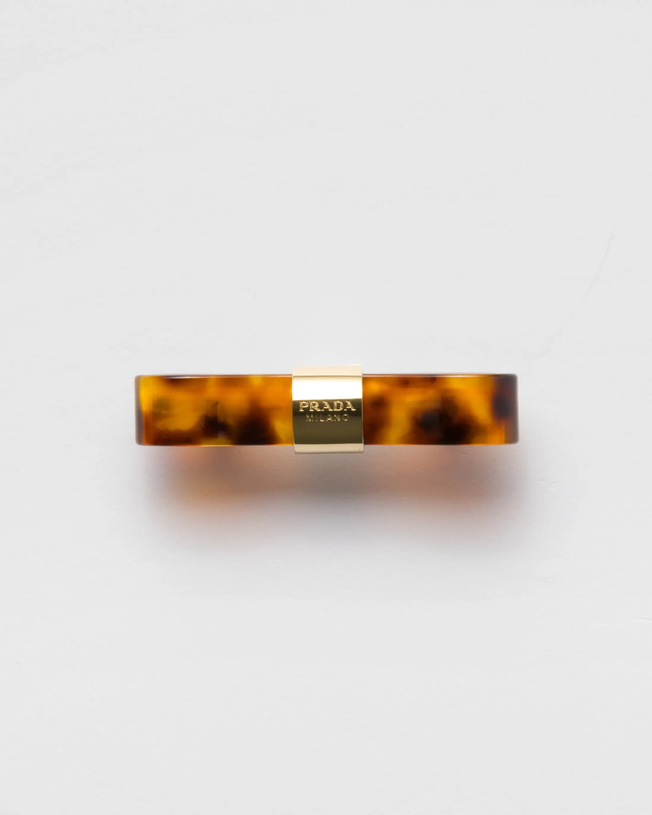 Prada Metal brooch Honey/tortoiseshell Best Sale