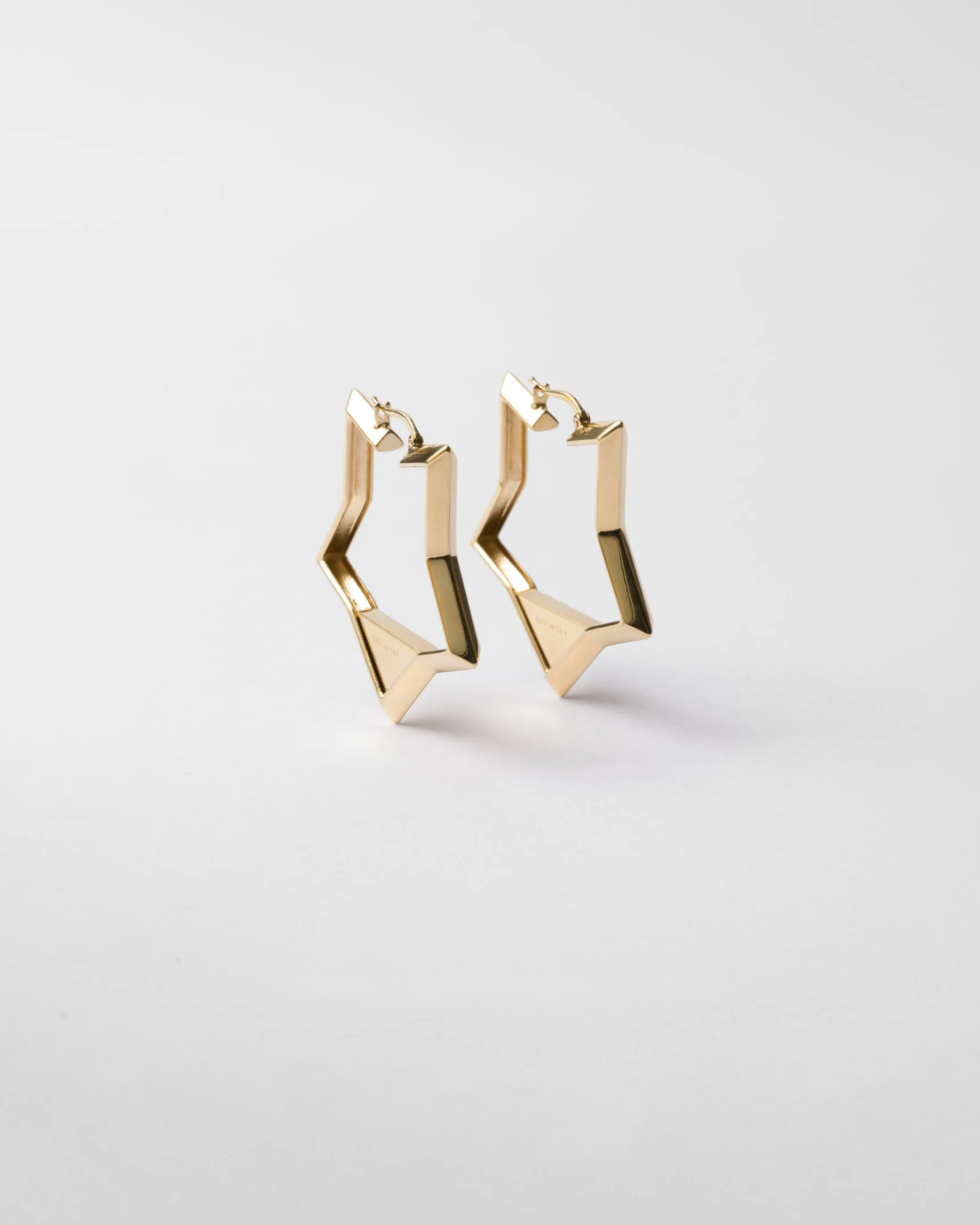 Prada Metal earrings Gold Clearance