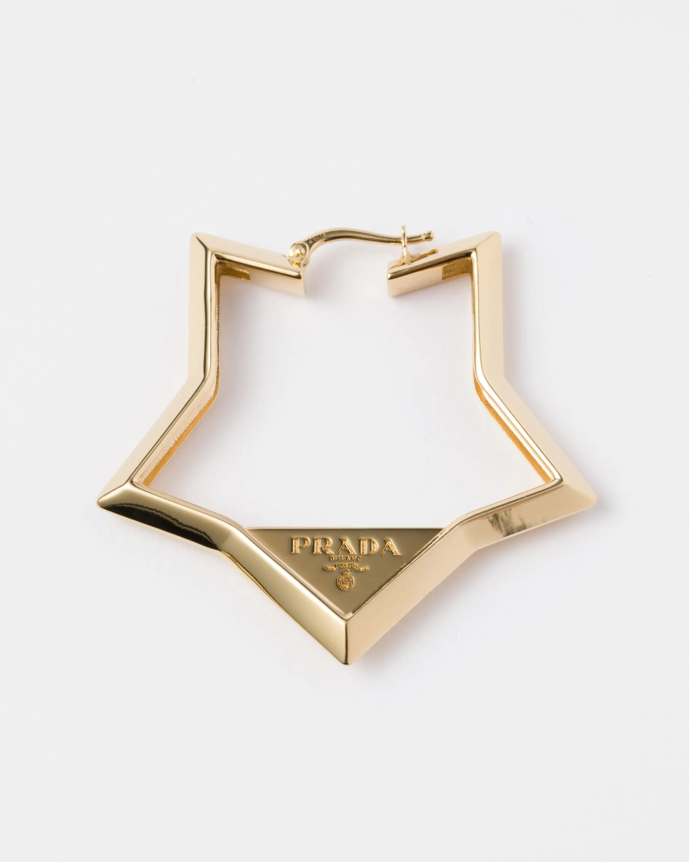 Prada Metal earrings Gold Clearance