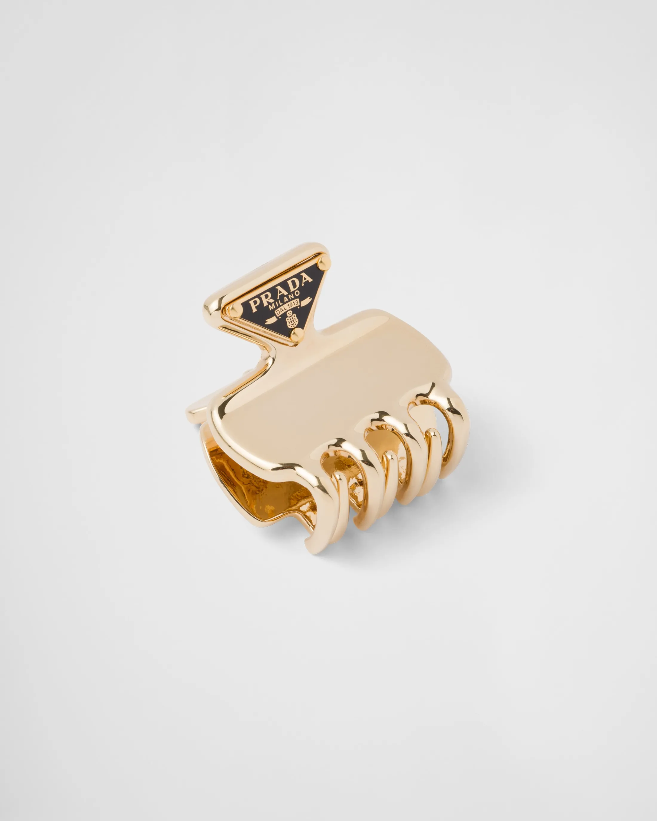 Prada Metal hair clip Gold Online