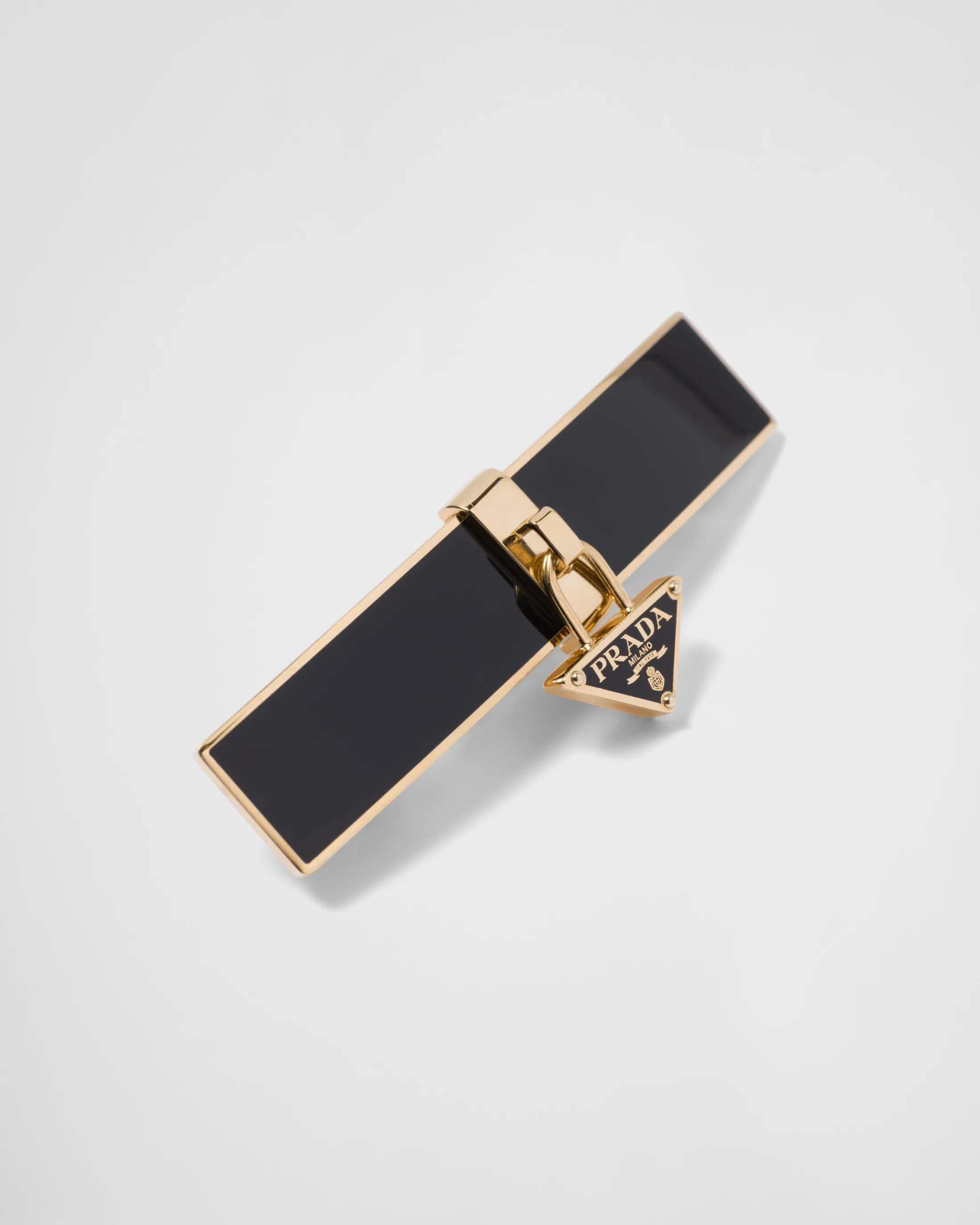 Prada Metal hair clip Black/gold Hot