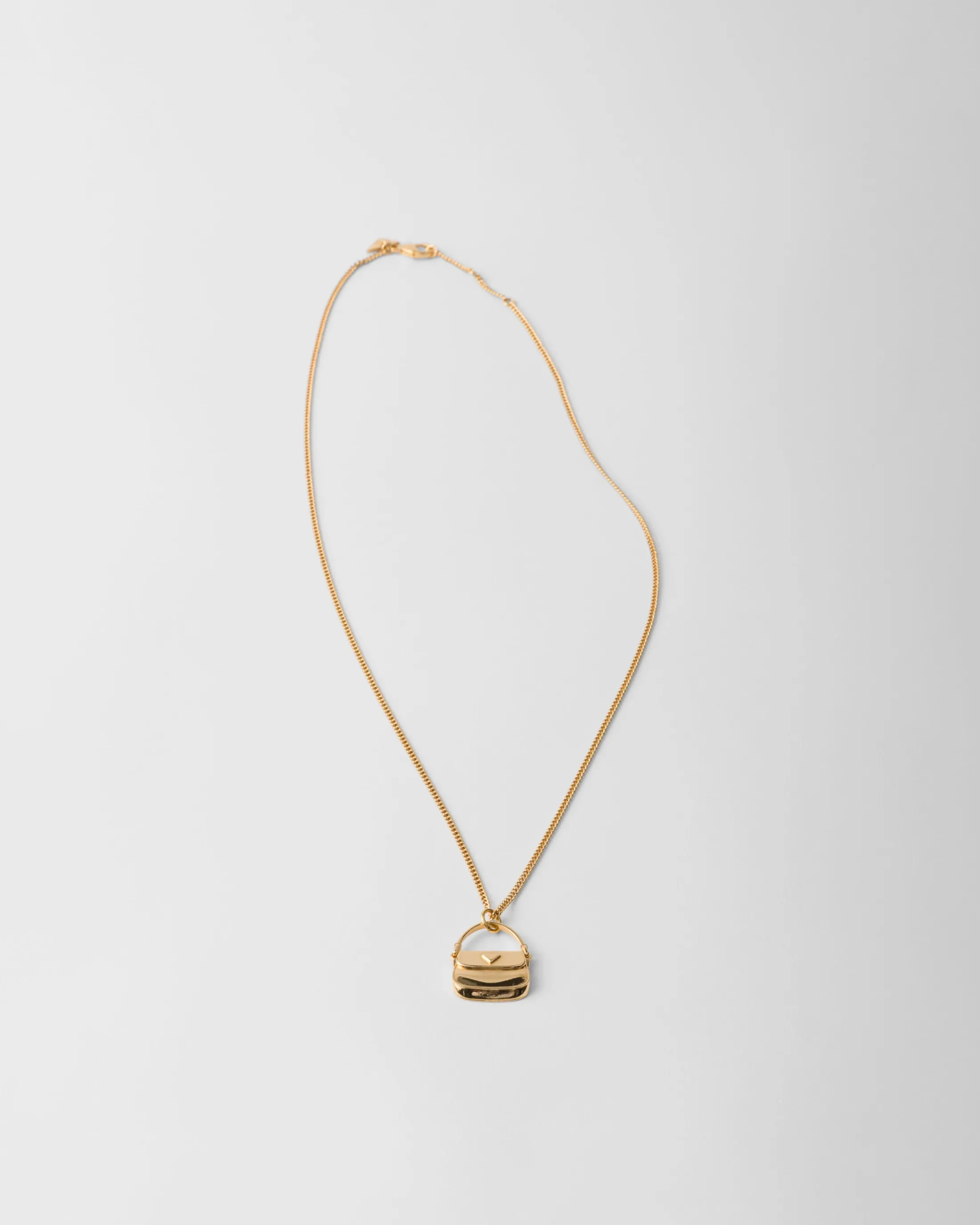 Prada Metal necklace Gold Sale