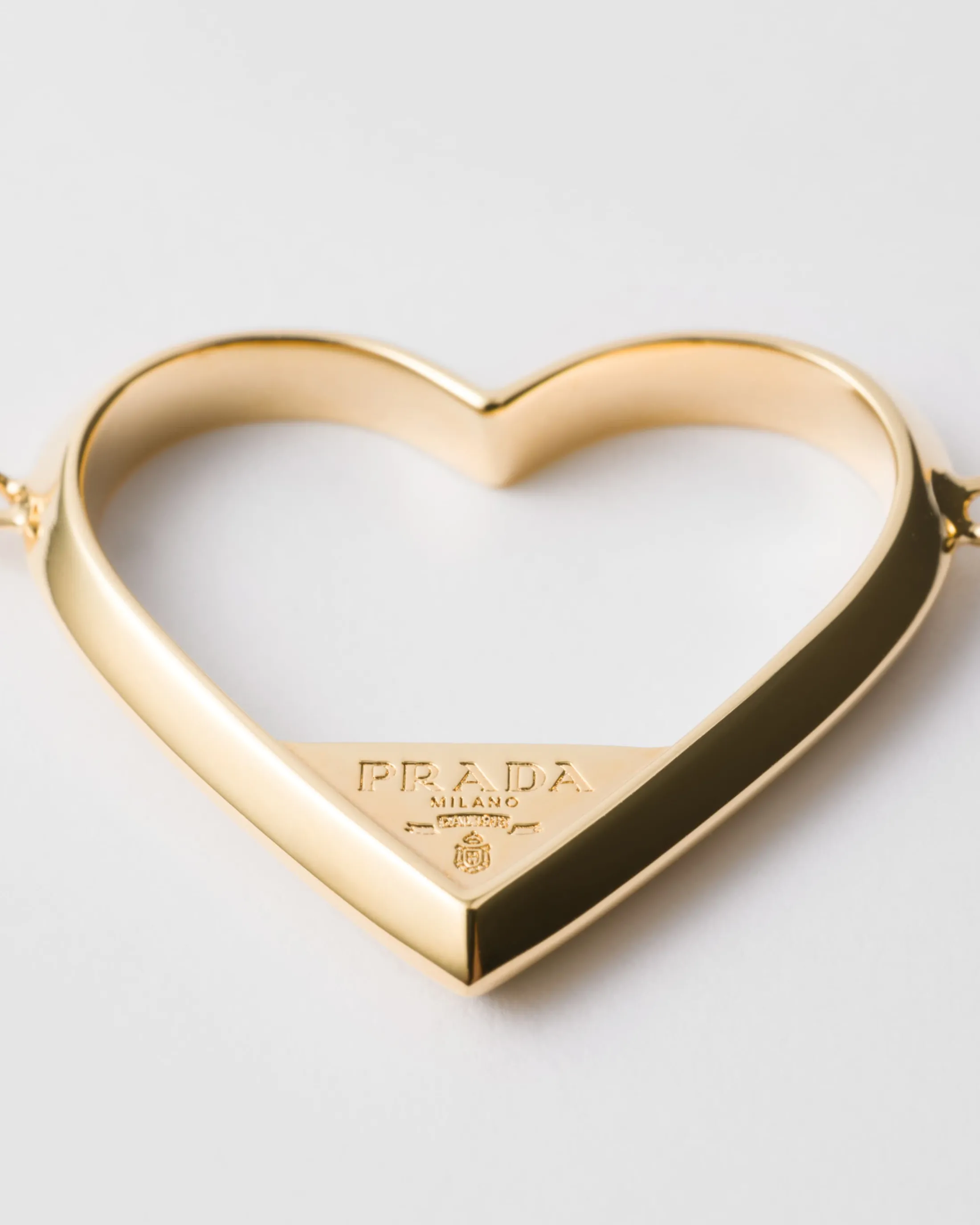 Prada Metal necklace Gold Fashion