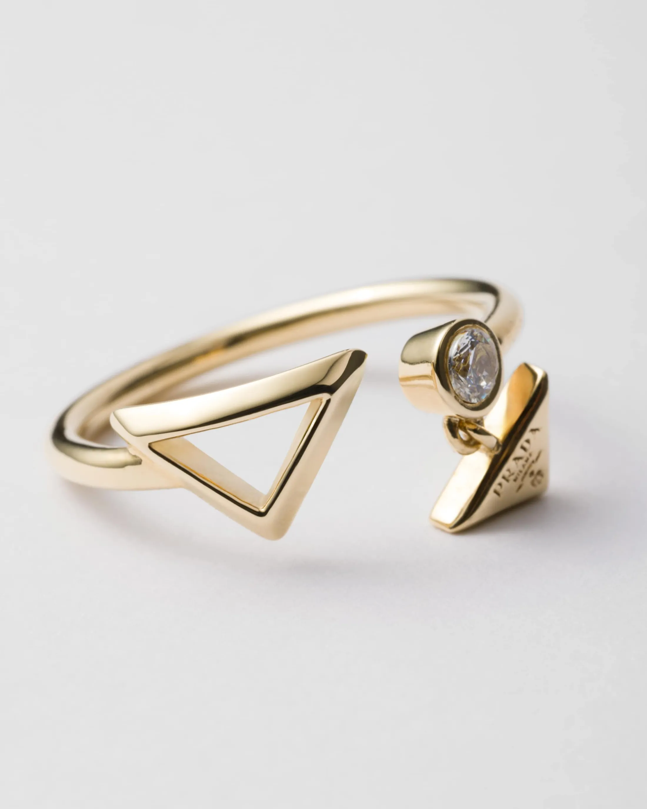 Prada Metal ring Gold New