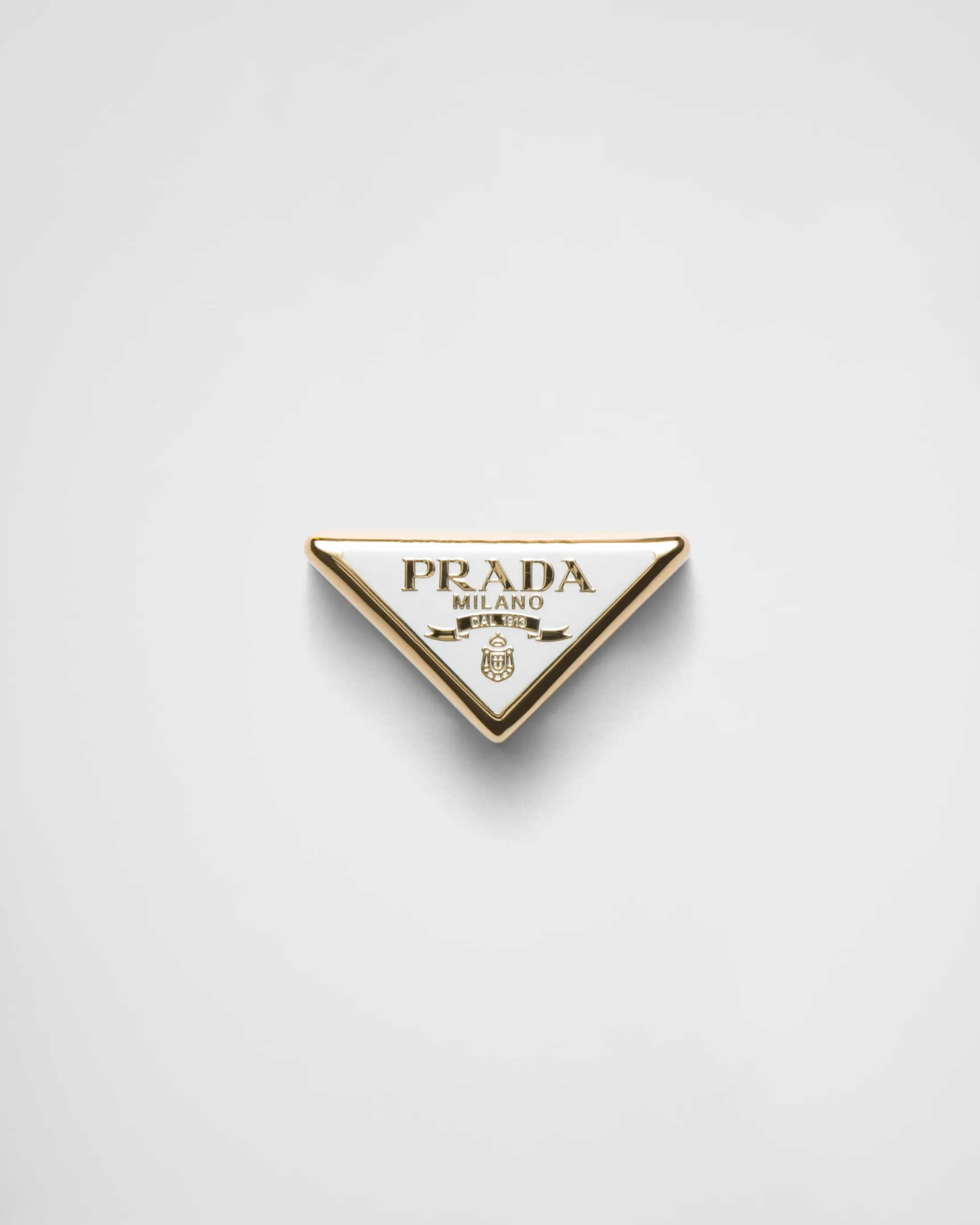 Prada Metal scarf clip White Outlet