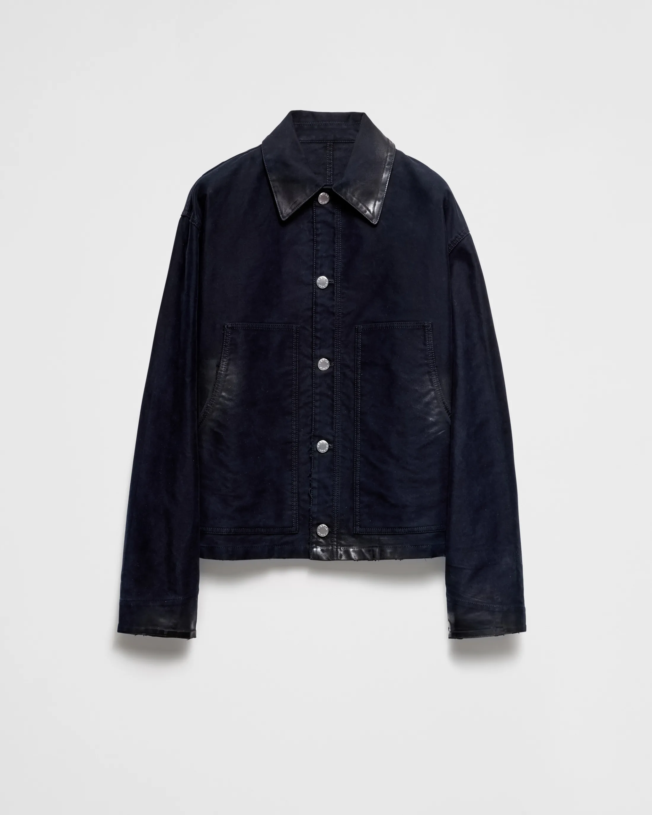 Prada Moleskin blouson jacket Navy Store