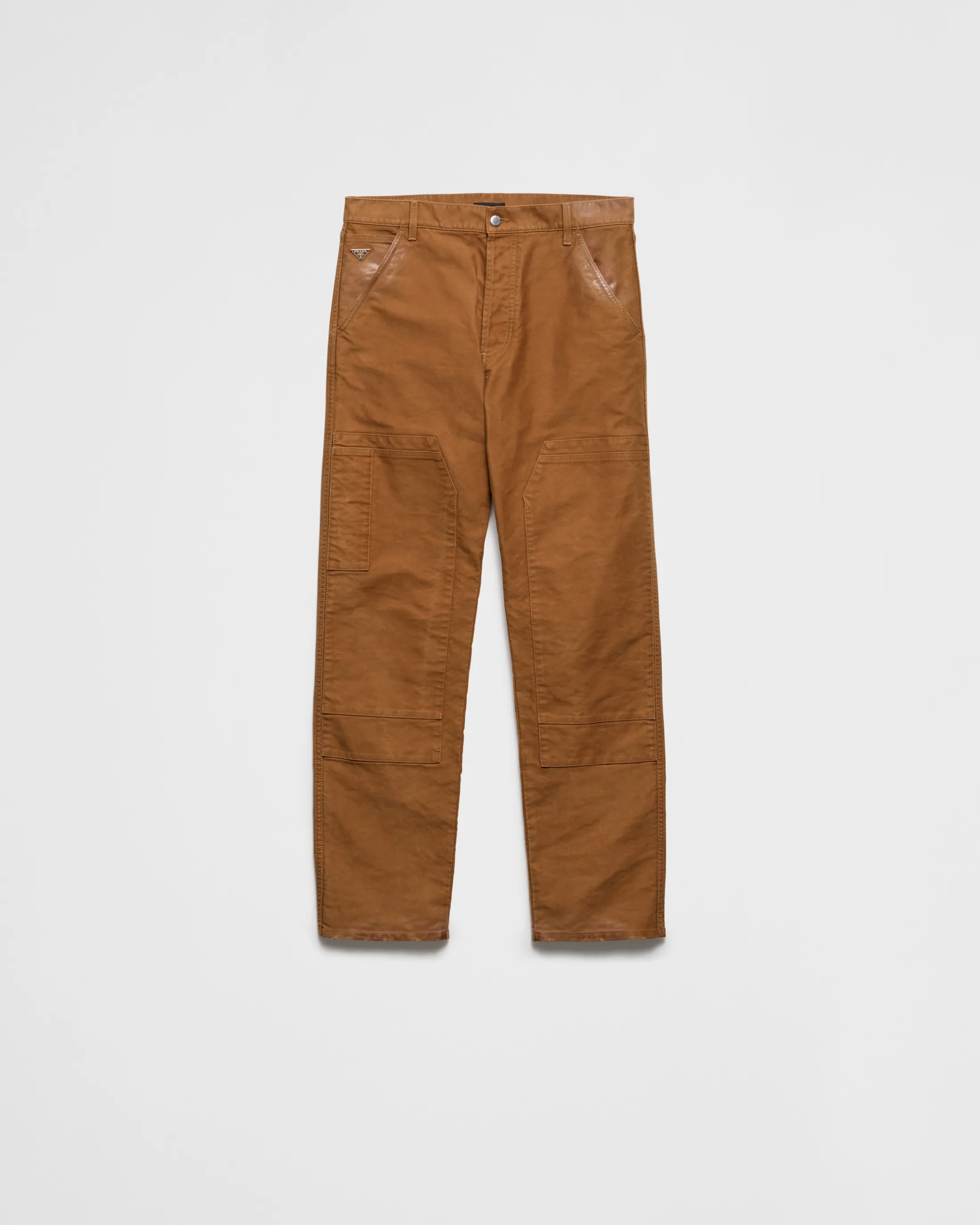 Prada Moleskin pants Brown Flash Sale