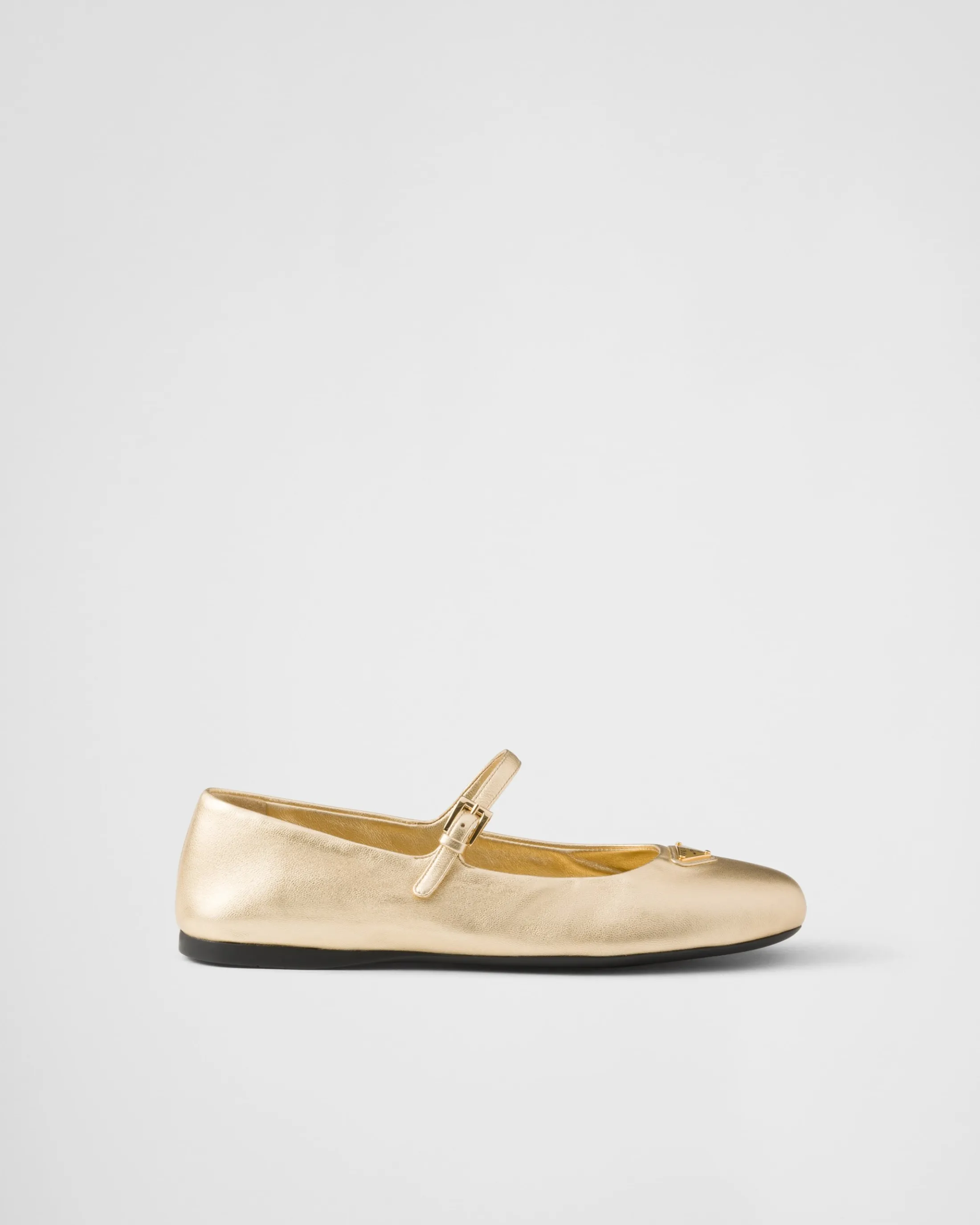 Prada Mordoré nappa leather ballerinas Platinum Outlet