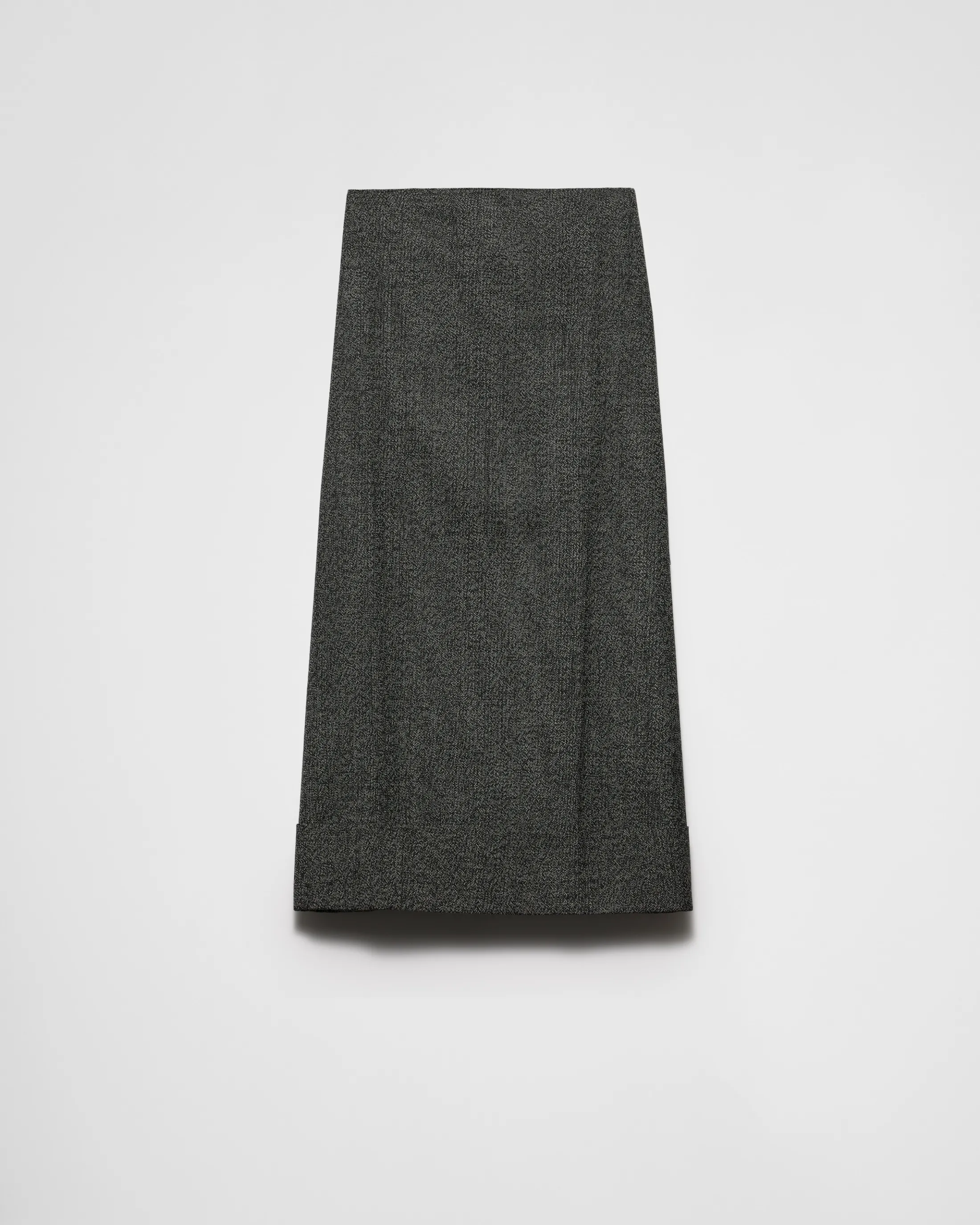 Prada Mouliné maxi-skirt Black Shop