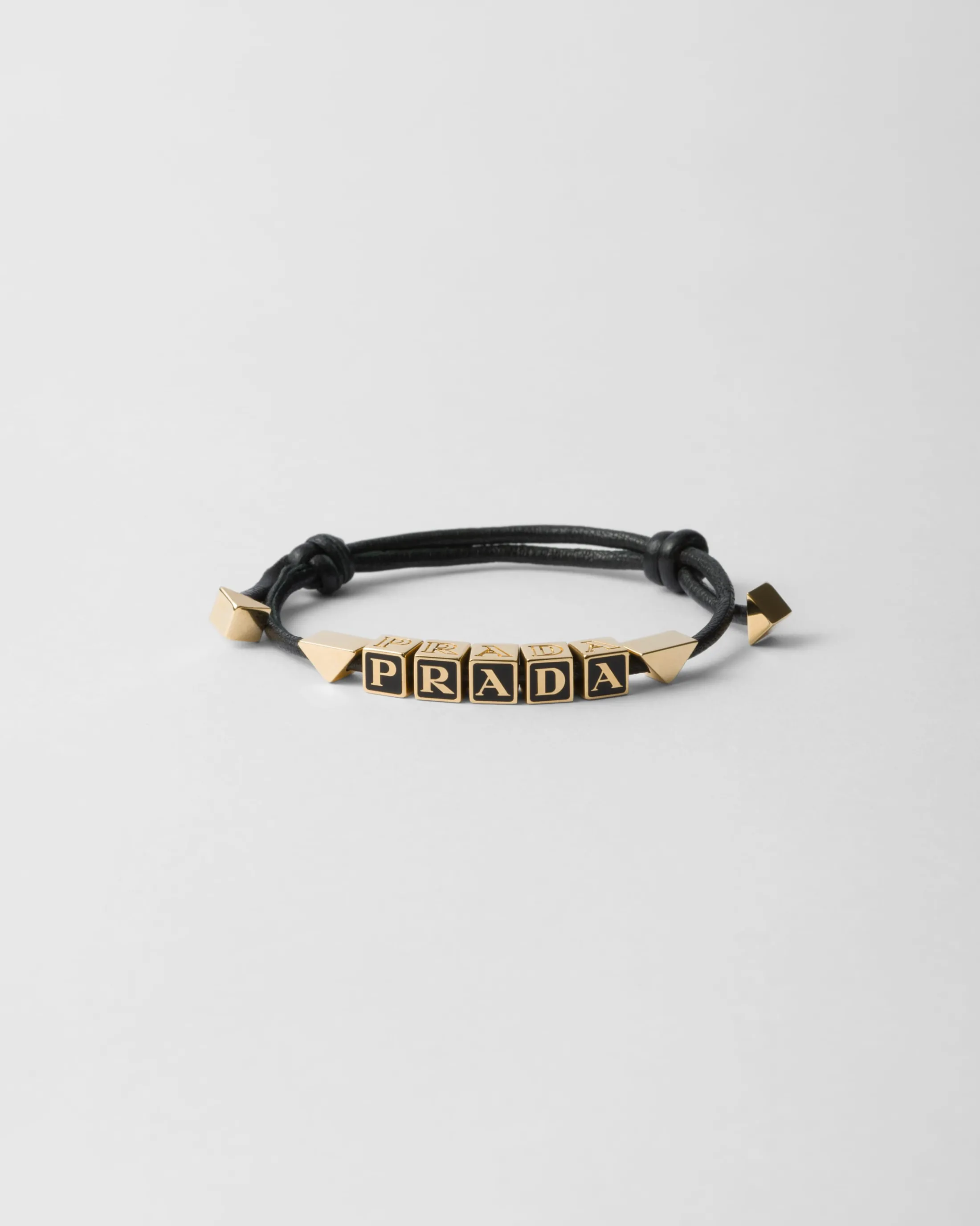 Prada Nappa leather bracelet Black New