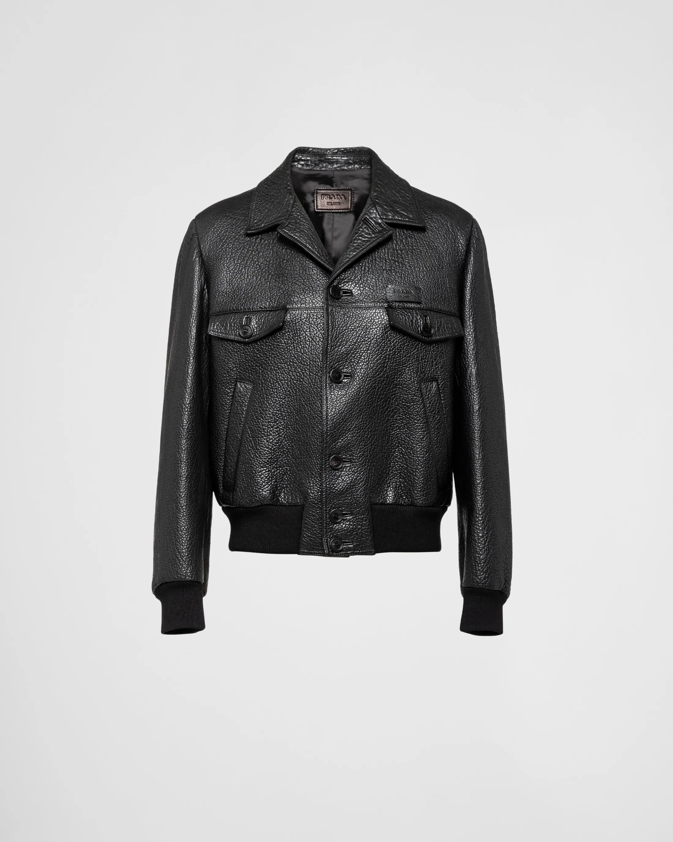 Prada Nappa leather jacket Black Best Sale