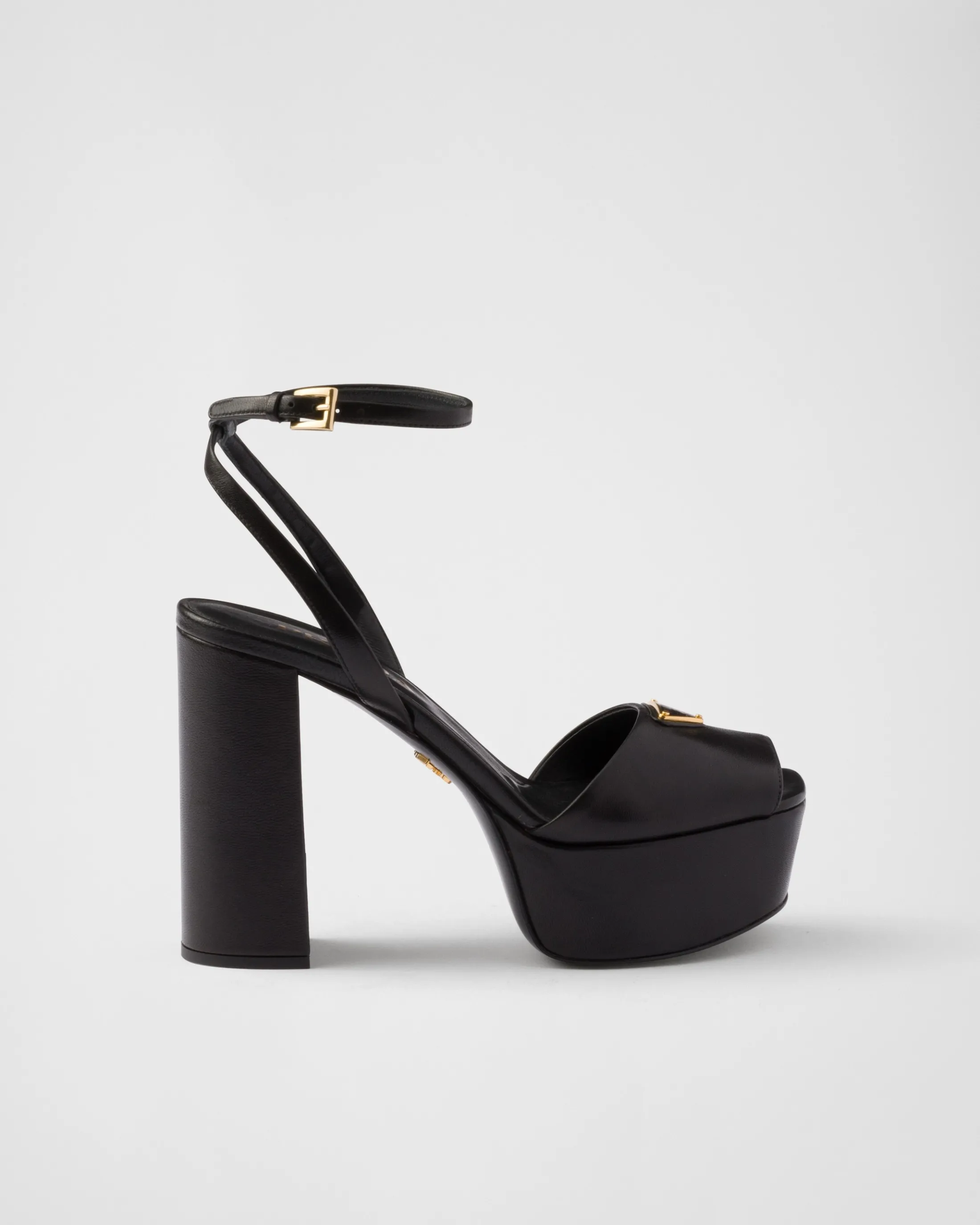 Prada Nappa leather platform sandals Black Fashion