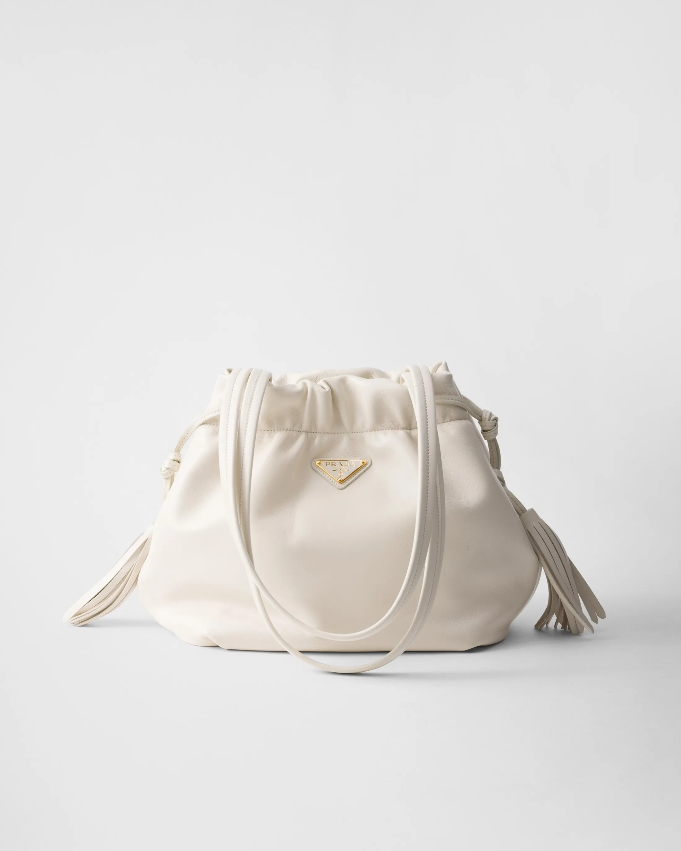 Prada Nappa leather shoulder bag White Best Sale