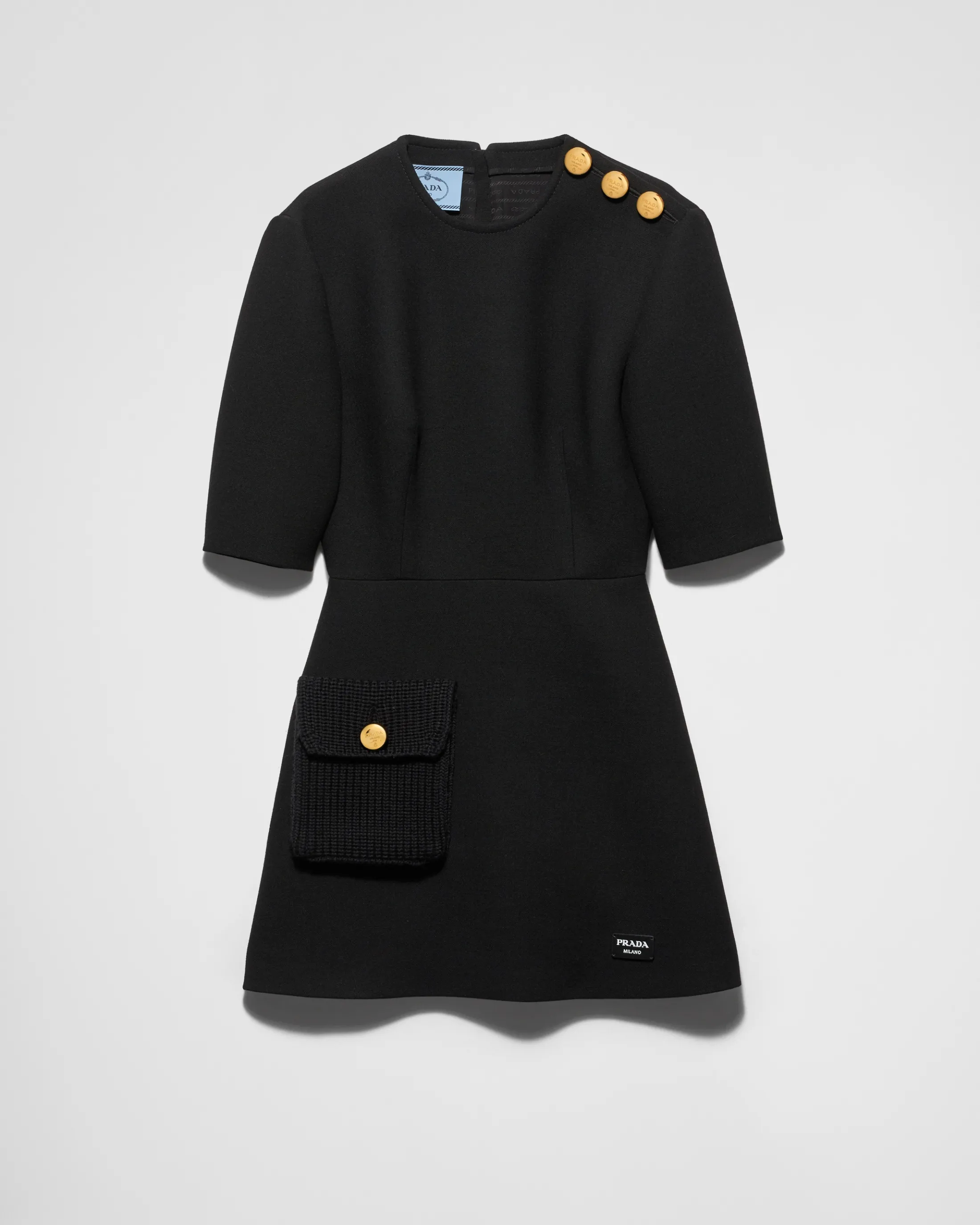 Prada Natté minidress Black Outlet