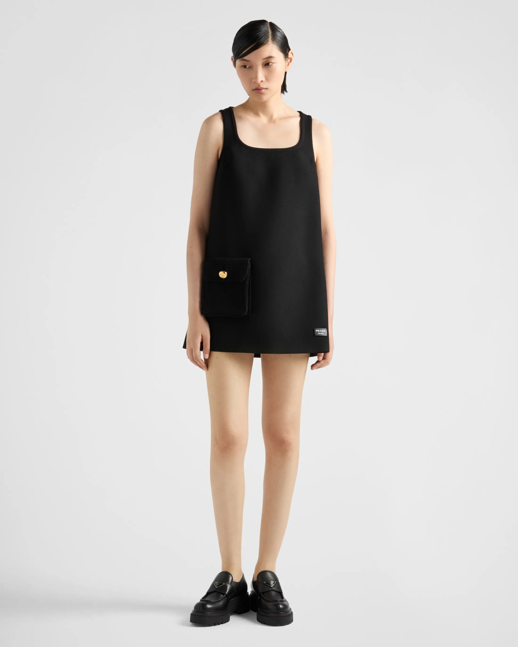 Prada Natté minidress Black Hot