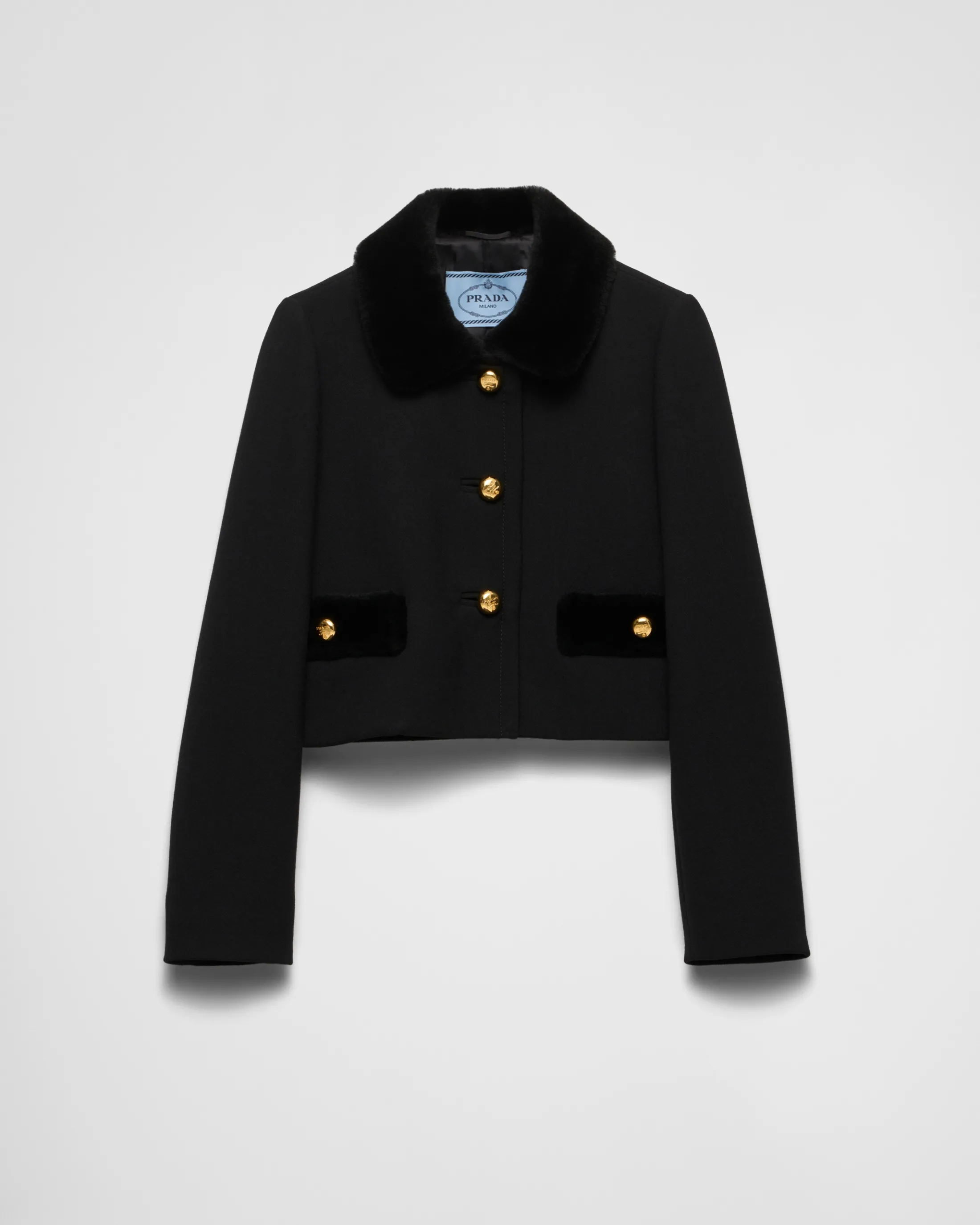 Prada Natté single-breasted jacket Black Fashion