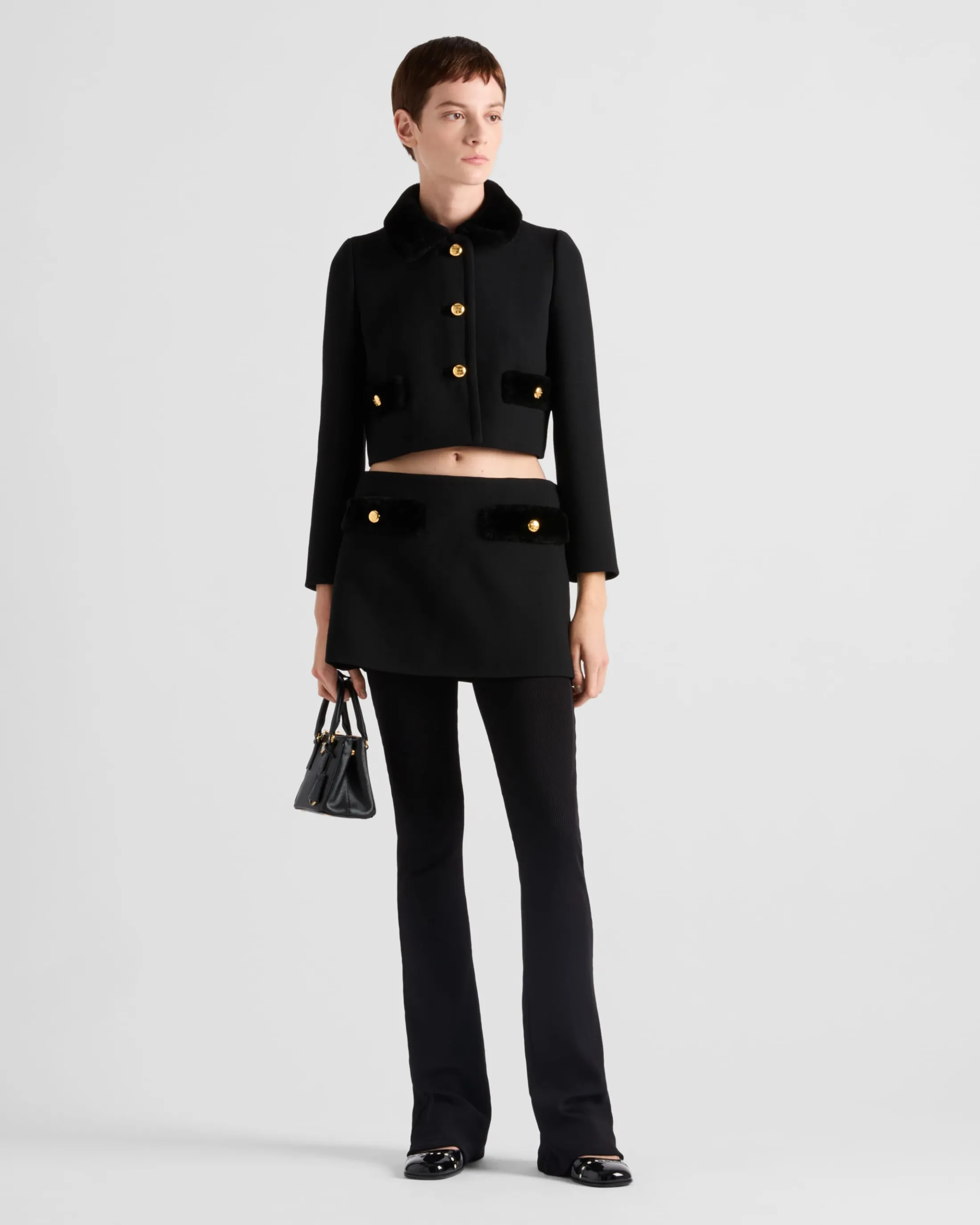 Prada Natté single-breasted jacket Black Fashion