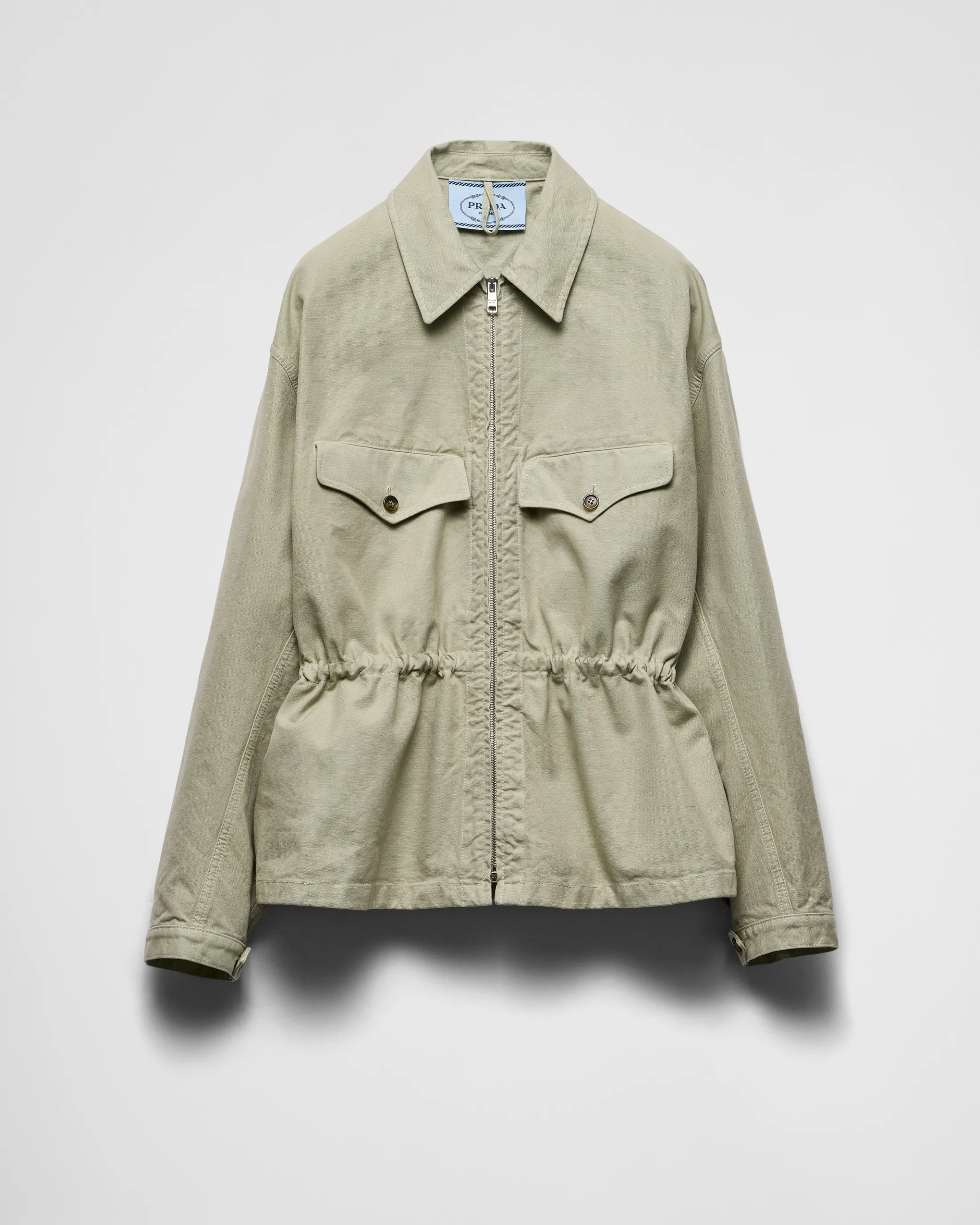 Prada Old canvas blouson jacket Agave Cheap