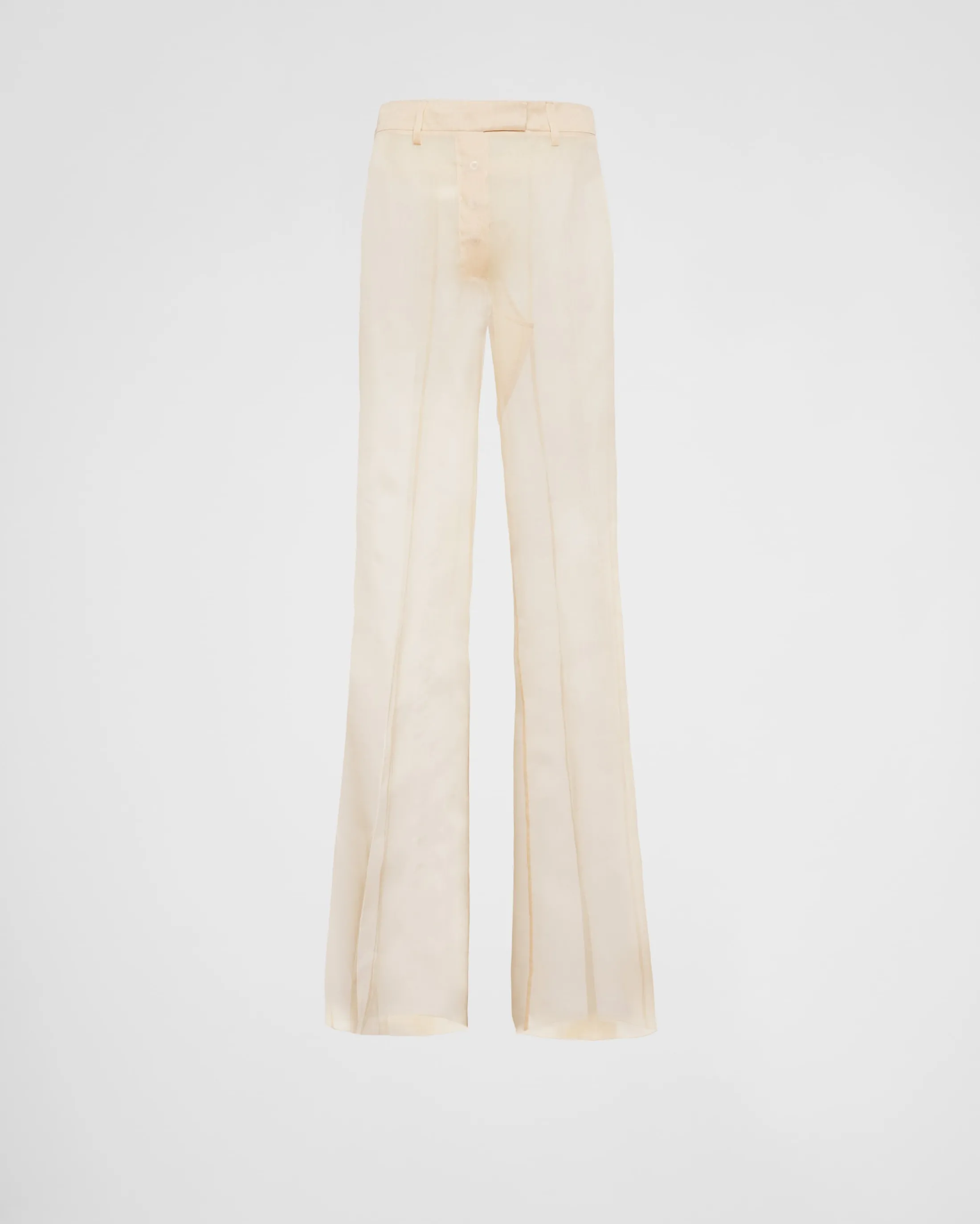 Prada Organza pants Desertbeige Sale