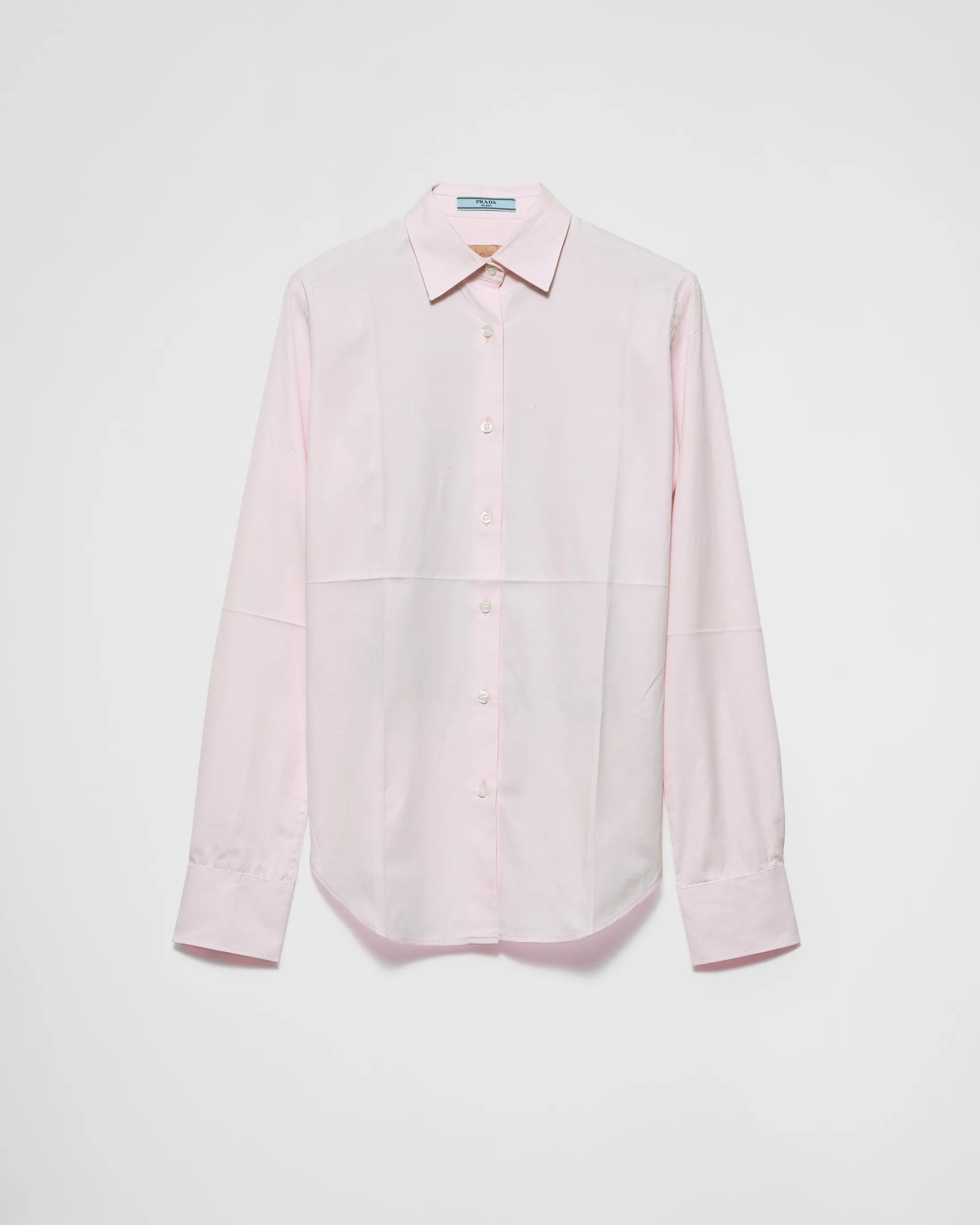 Prada Oxford cotton shirt Pink Store