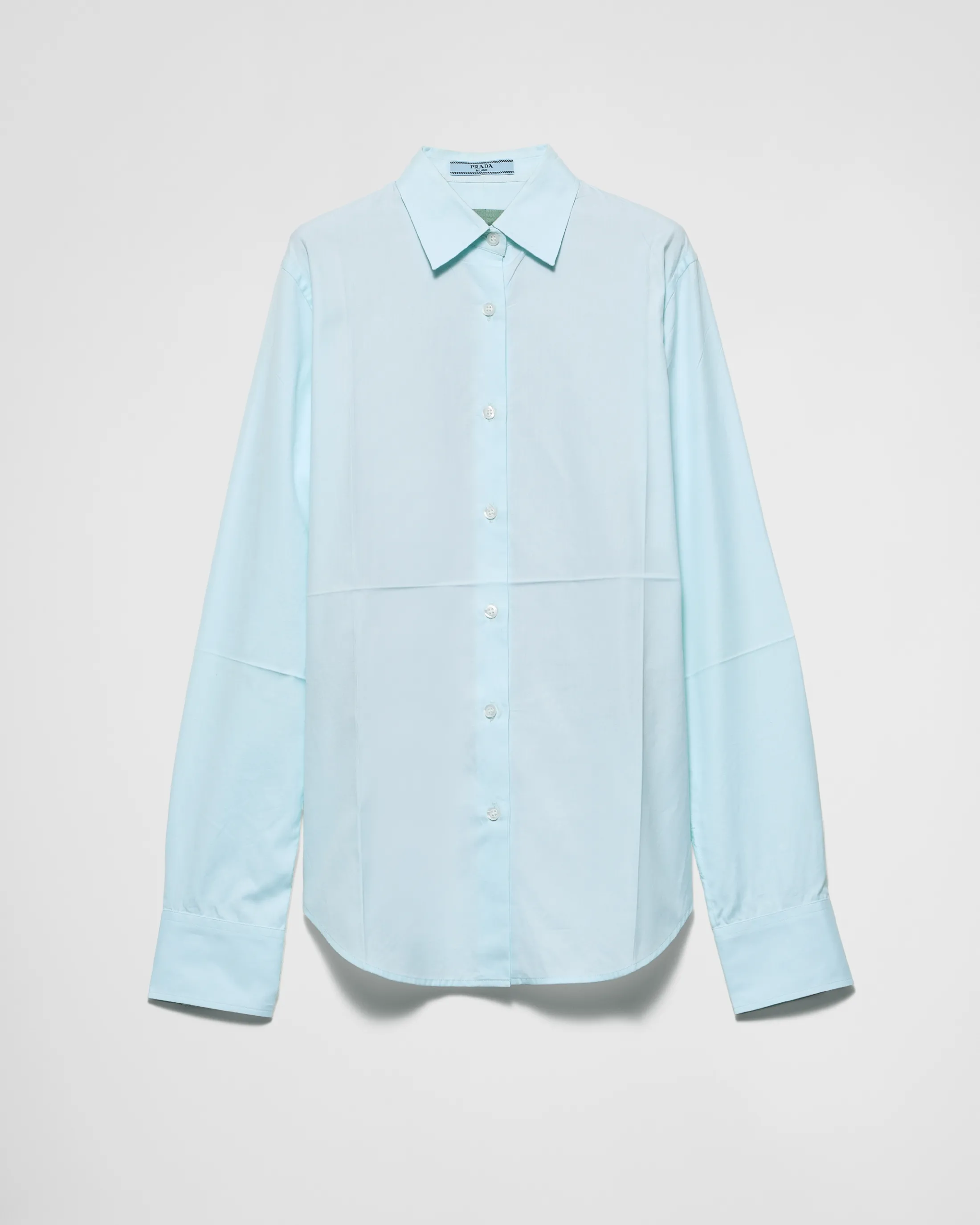 Prada Oxford cotton shirt Aqua Shop