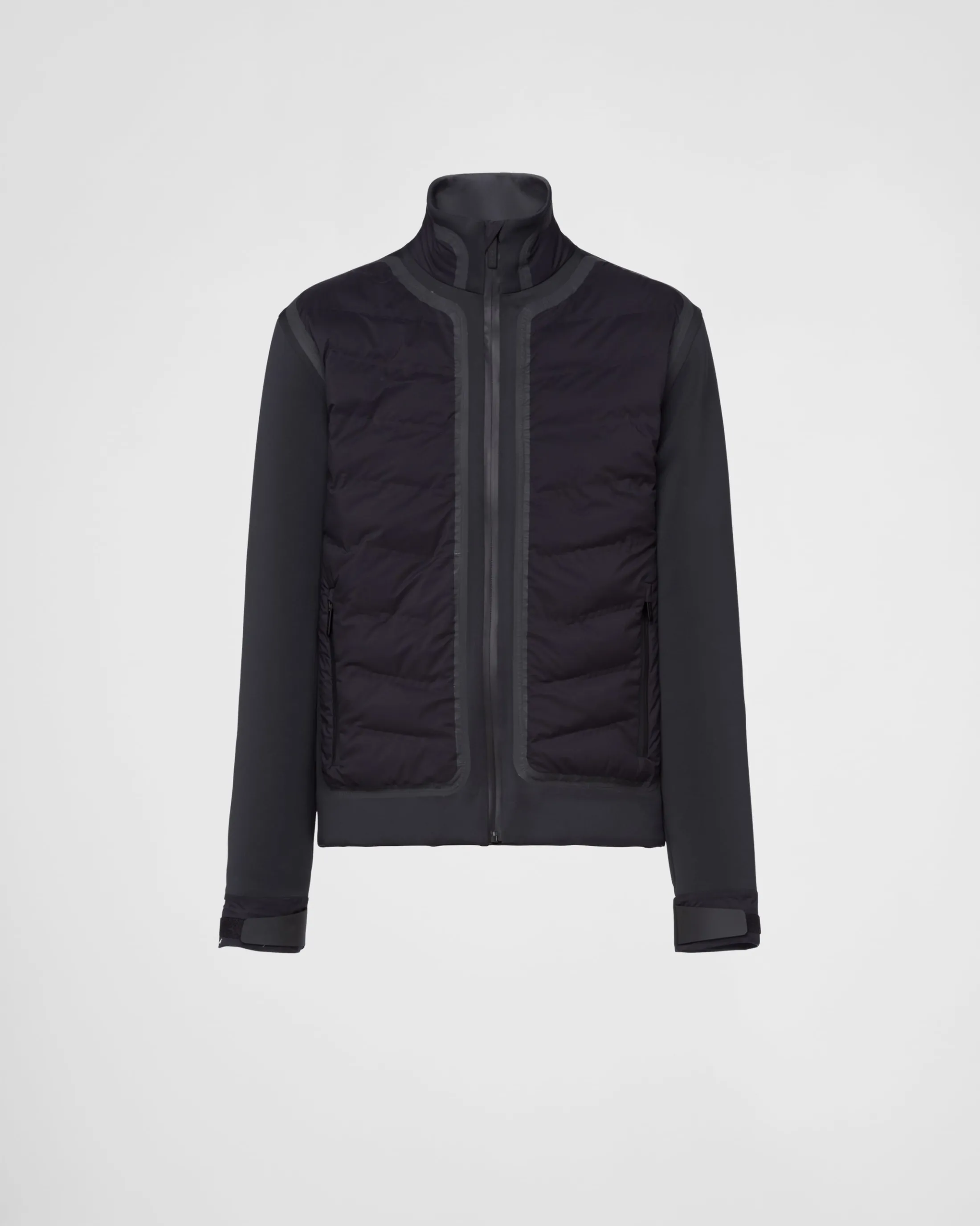 Prada Padded recycled double jersey jacket Black/black Store