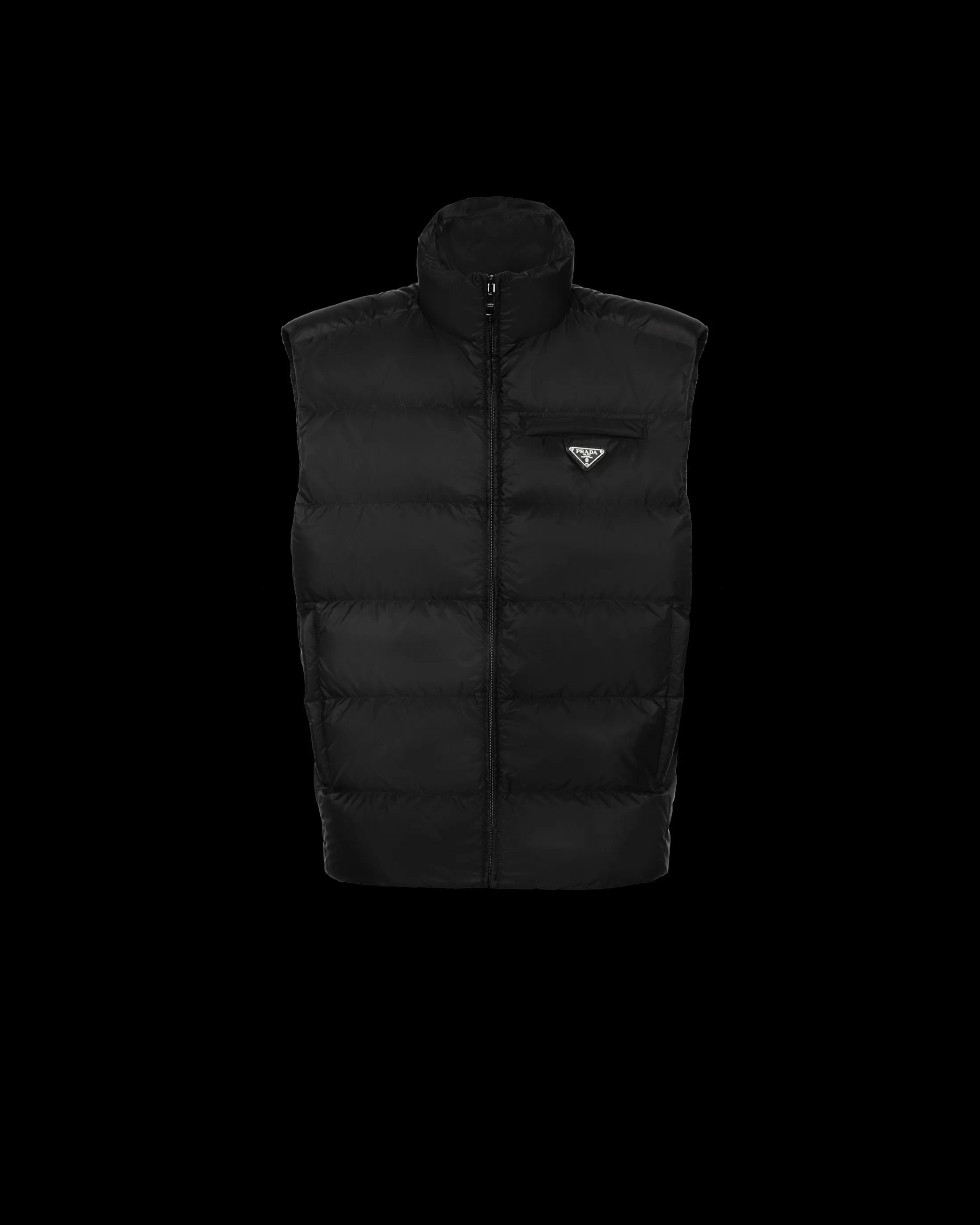 Prada Padded Re-Nylon vest Black Best Sale