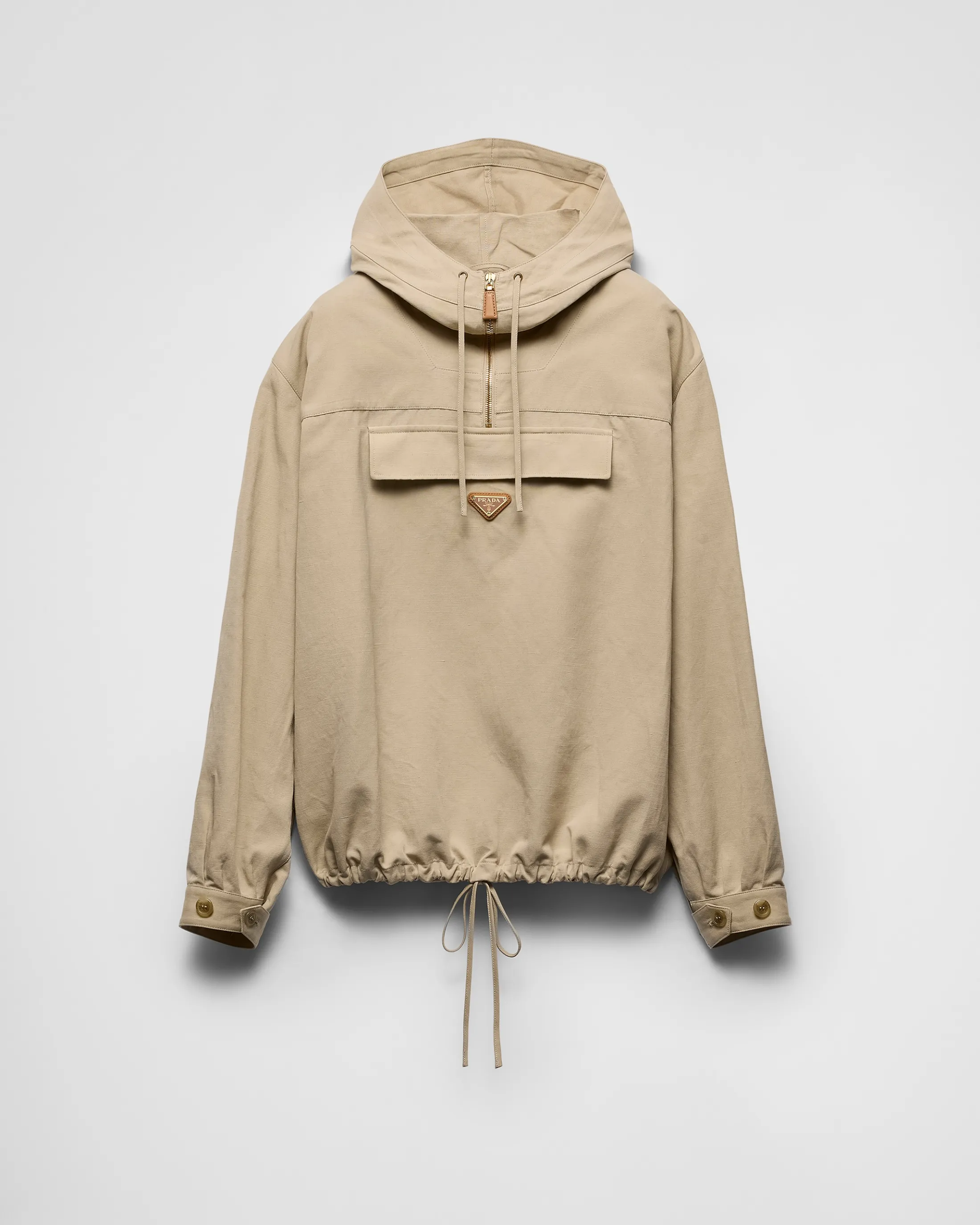 Prada Panama cotton windbreaker Cord New