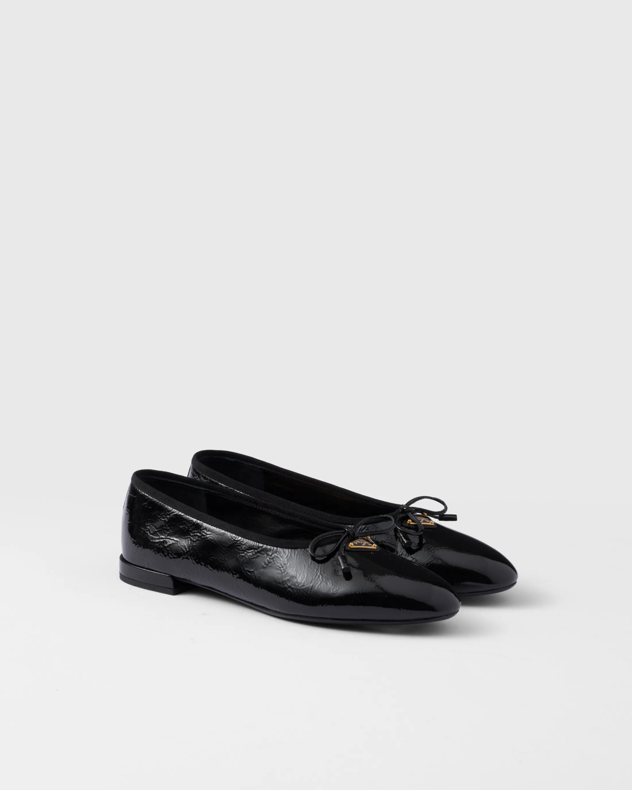 Prada Patent leather ballerinas Black Shop