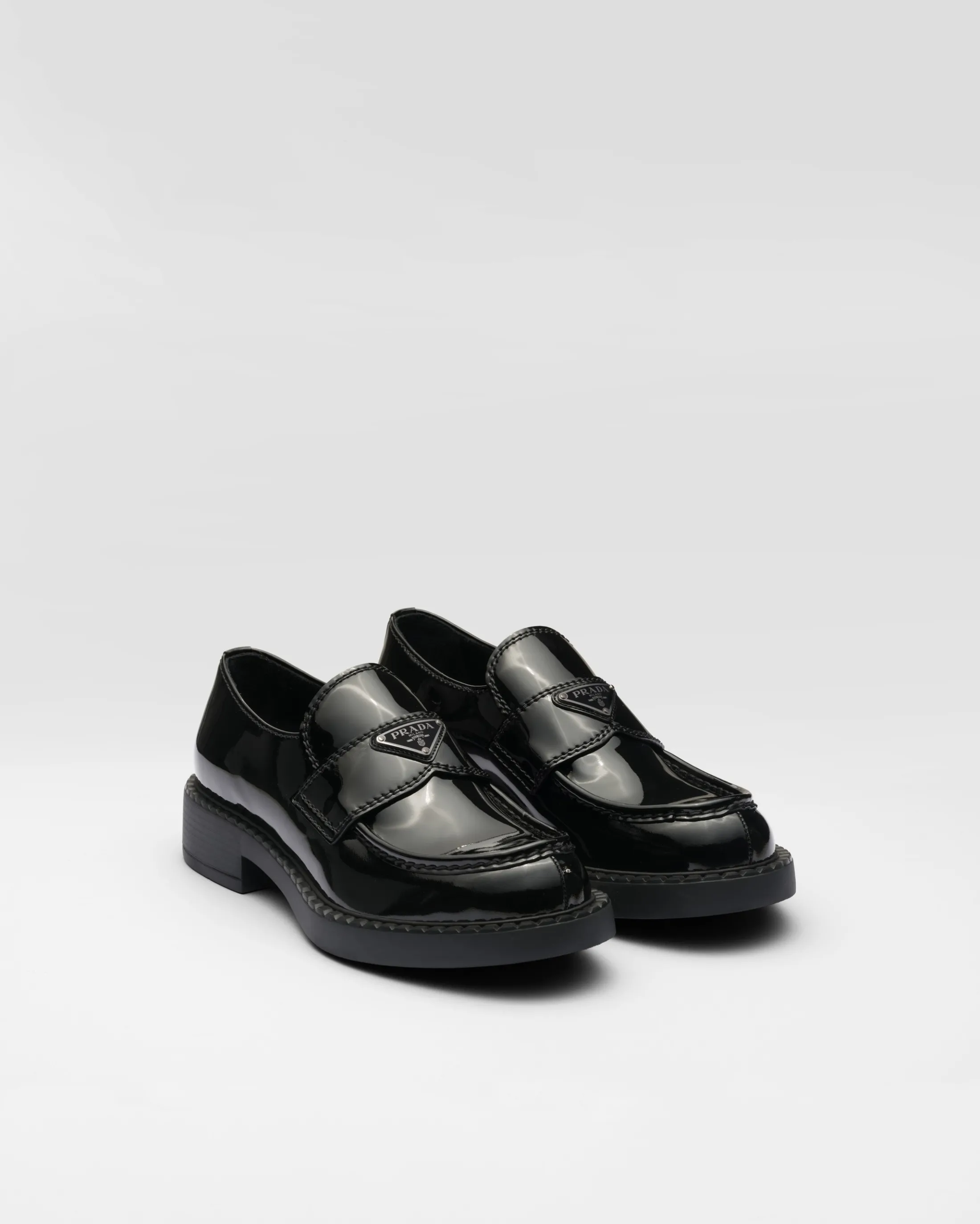 Prada Patent leather loafers Black Online