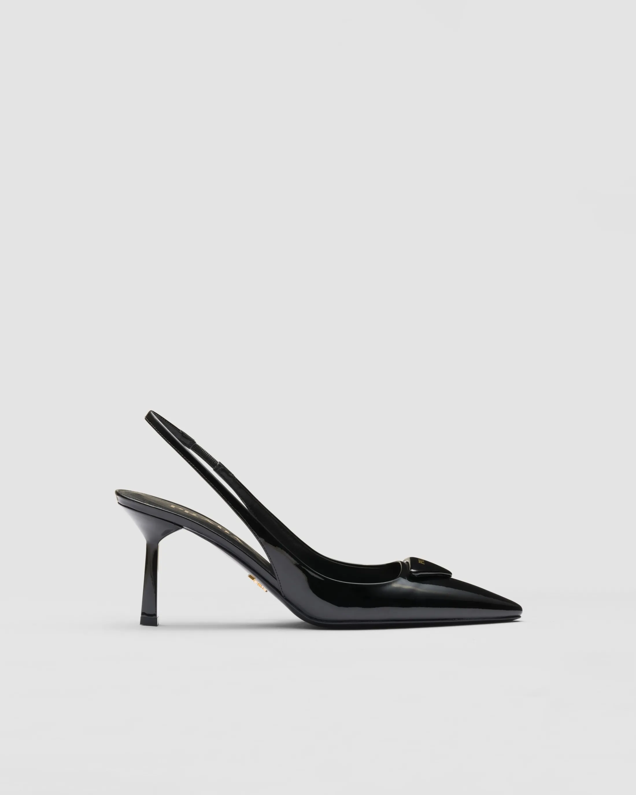 Prada Patent leather slingback pumps Black Cheap