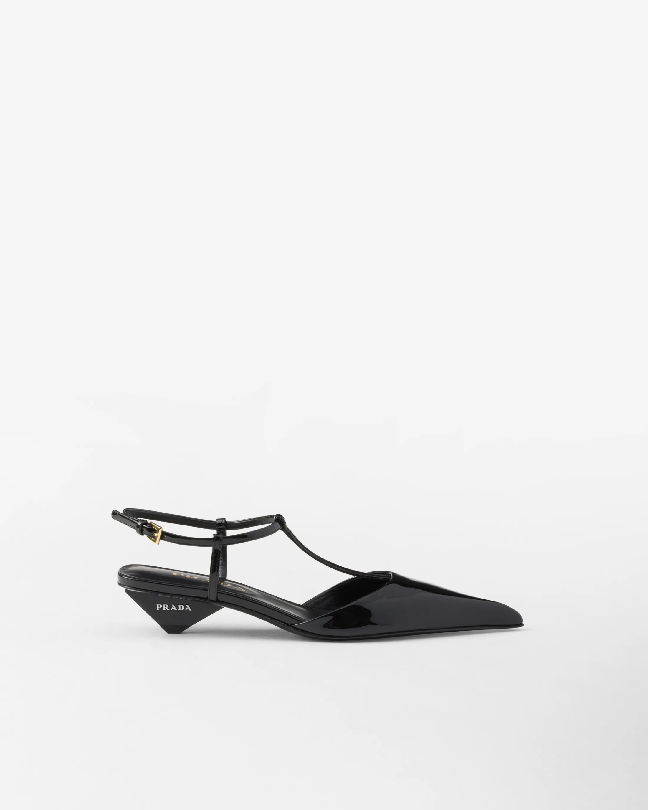 Prada Patent leather slingback pumps Black Fashion