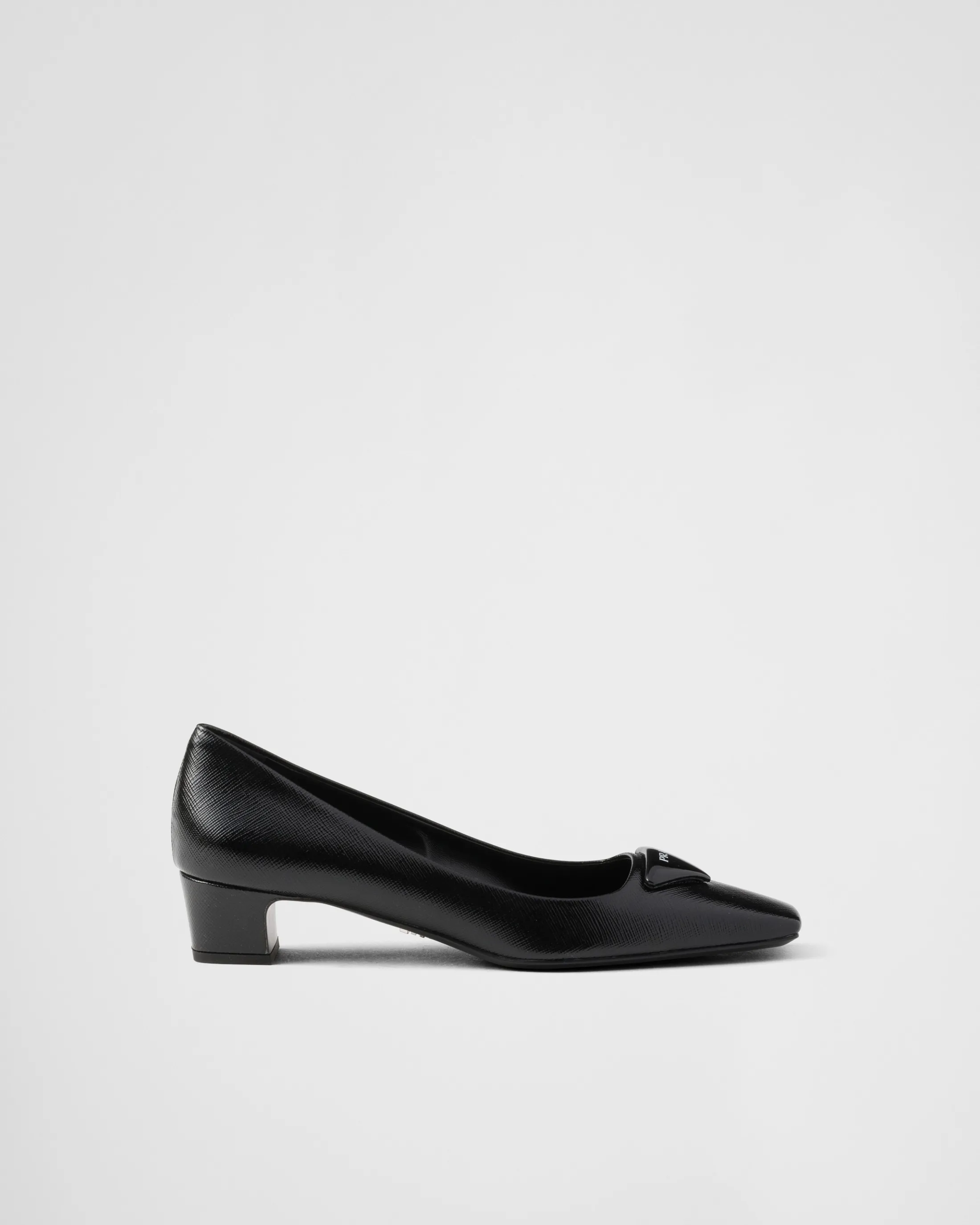 Prada Patent Saffiano leather pumps Black Fashion