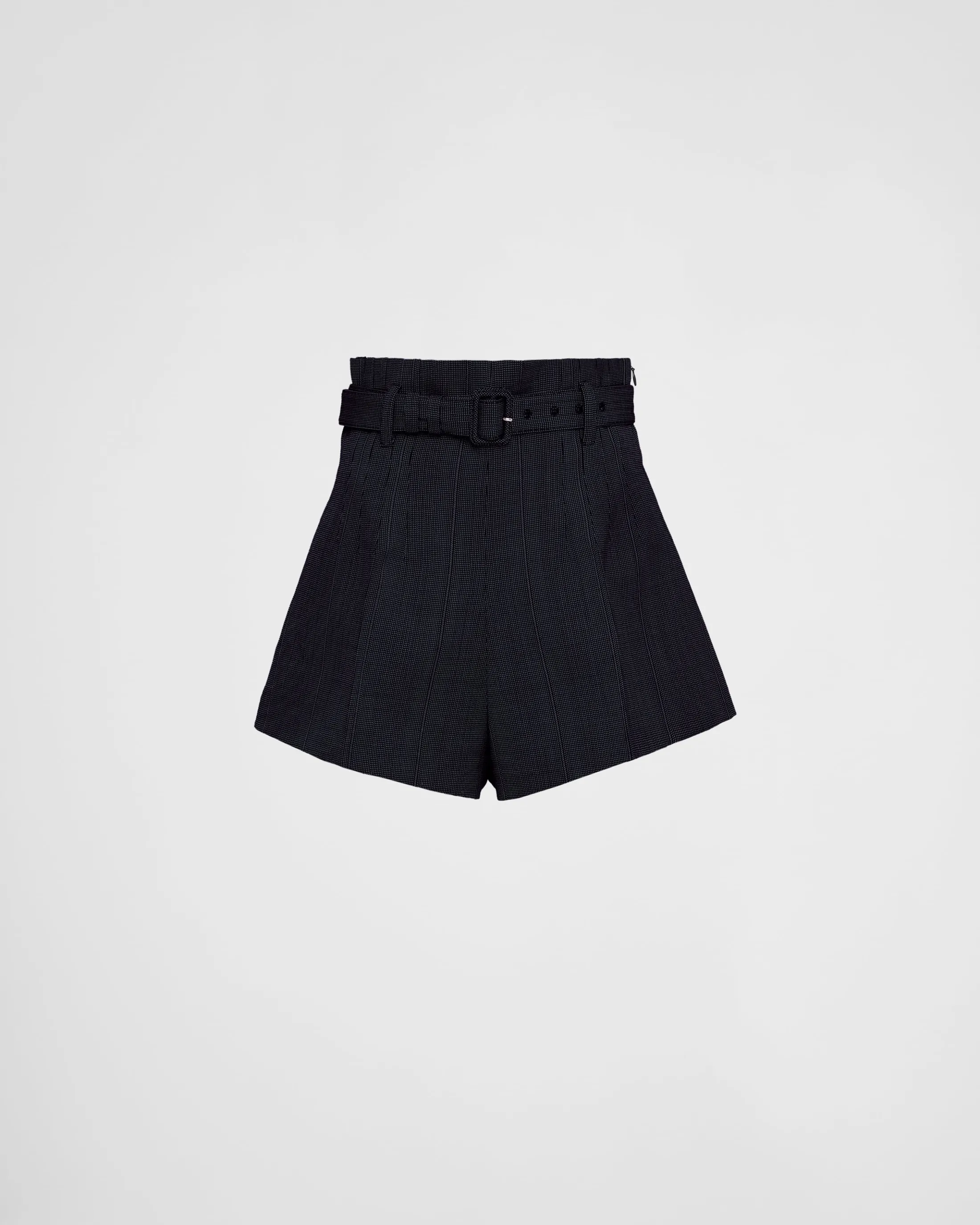 Prada Pinstripe wool shorts Navy Cheap