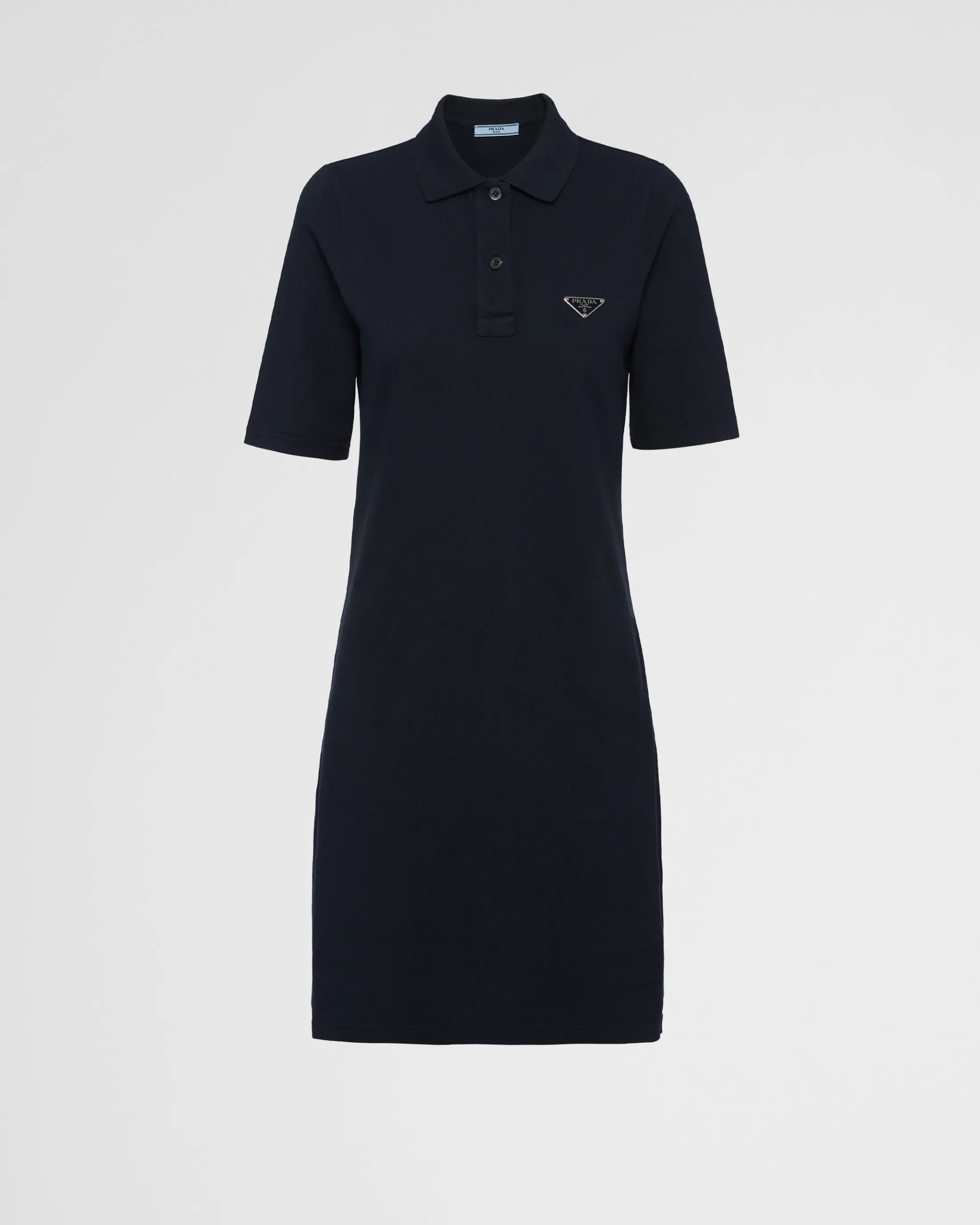 Prada Piqué dress Navy Cheap